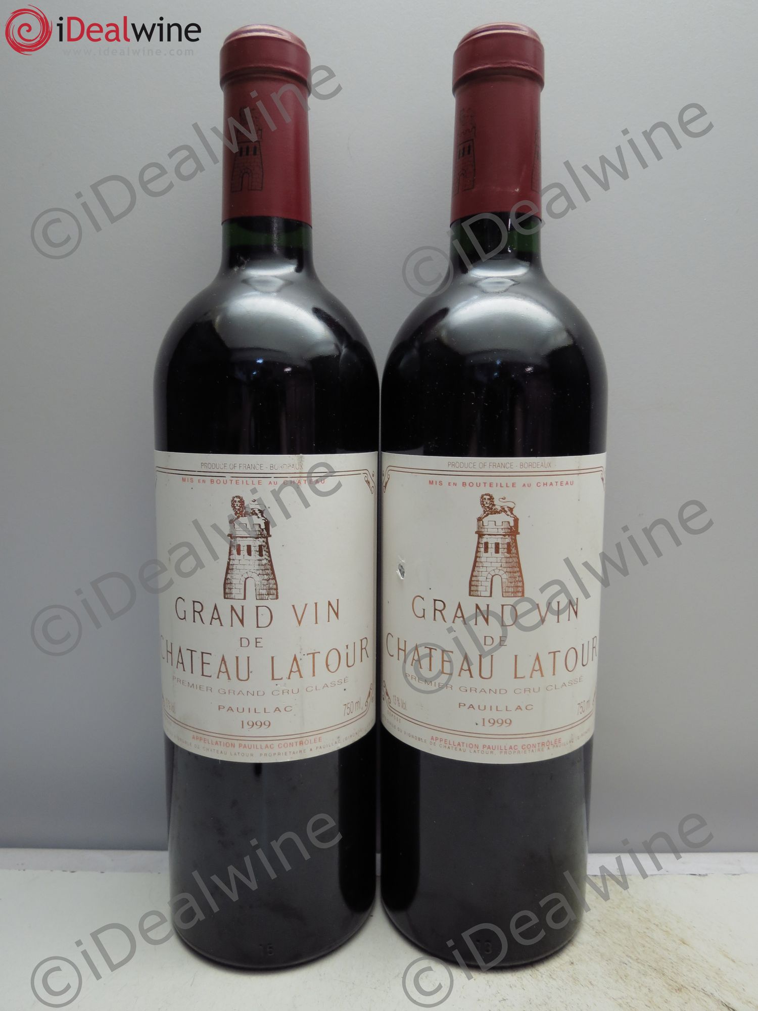 Château Latour 1er Grand Cru Classé 1999 - Lot de 2 bouteilles - 0