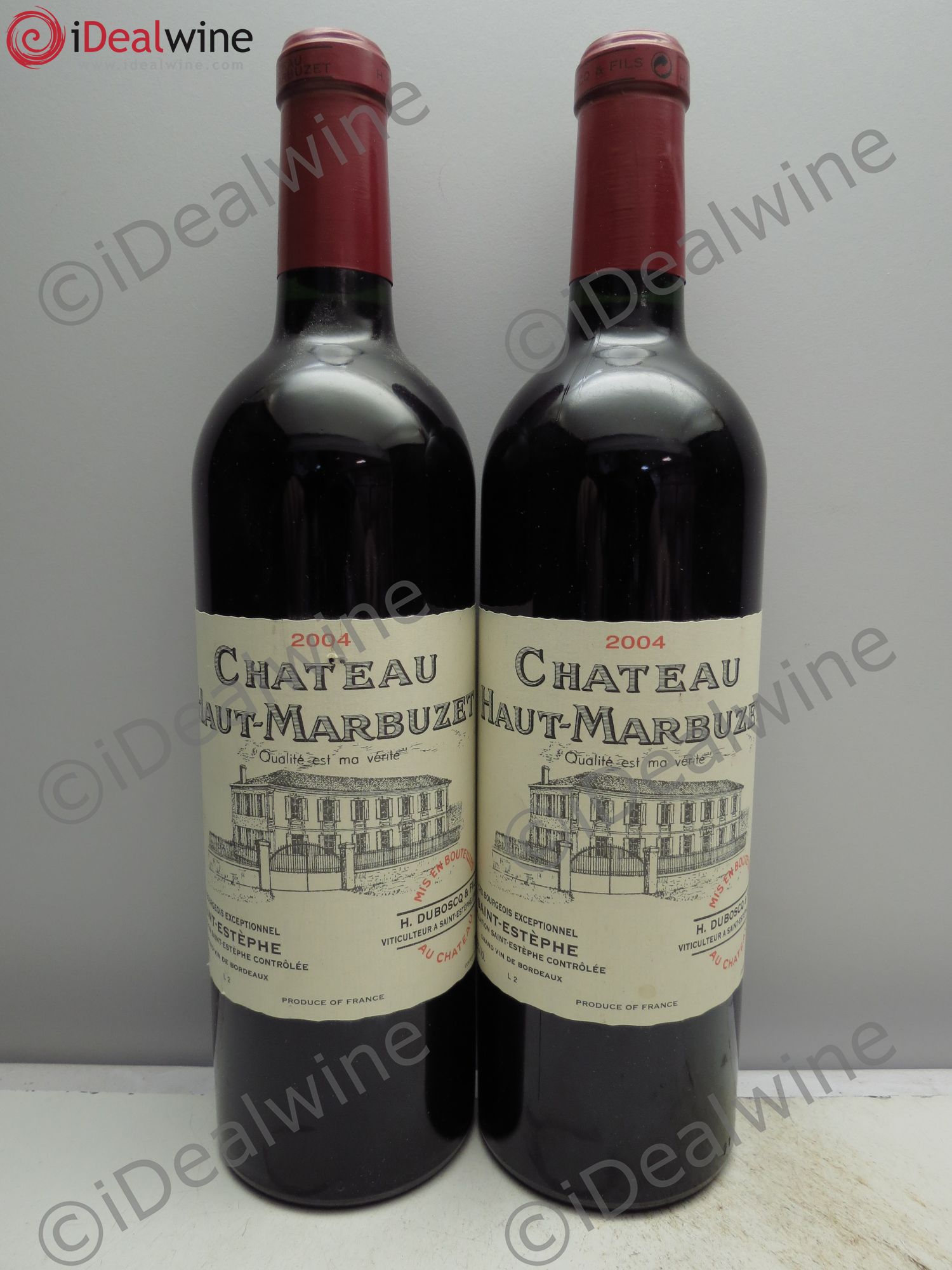 Château Haut Marbuzet 2004 - Lot de 2 bouteilles - 0