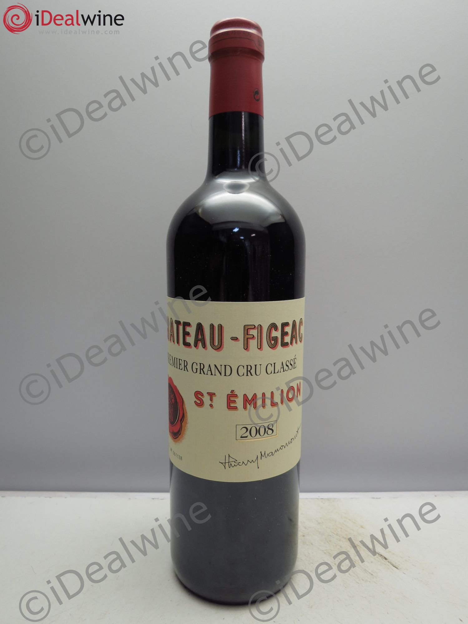 Château Figeac 1er Grand Cru Classé A 2008 - Lot de 1 bouteille - 0