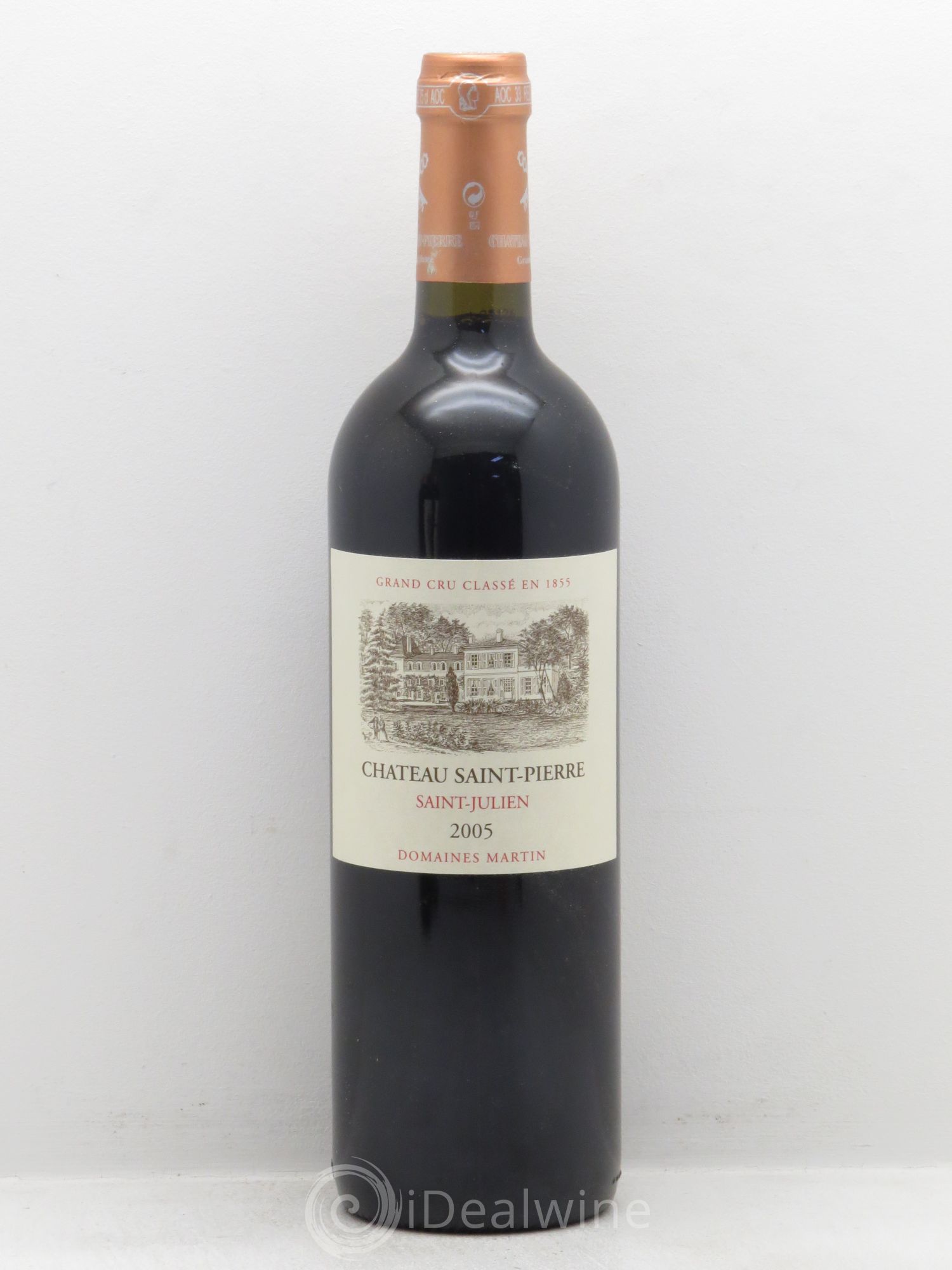 Château Saint-Pierre 4ème Grand Cru Classé 2005 - Lot de 1 bouteille - 0