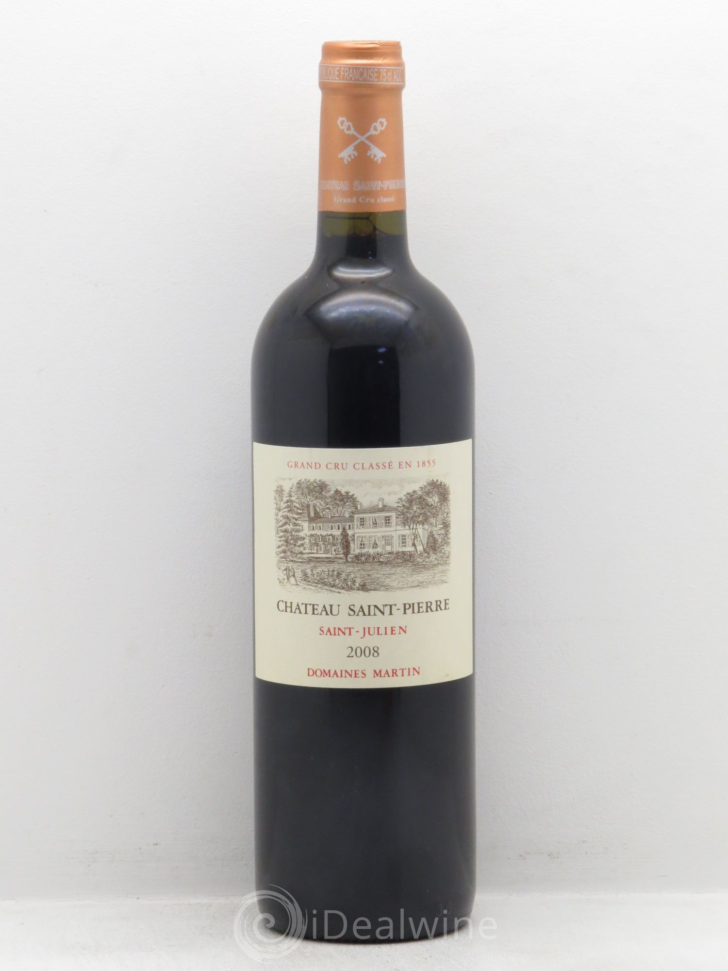 Château Saint-Pierre 4ème Grand Cru Classé 2008 - Lot de 1 bouteille - 0
