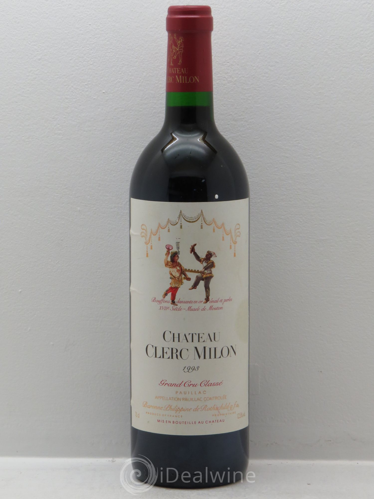 Château Clerc Milon 5ème Grand Cru Classé 1993 - Lot de 1 bouteille - 0
