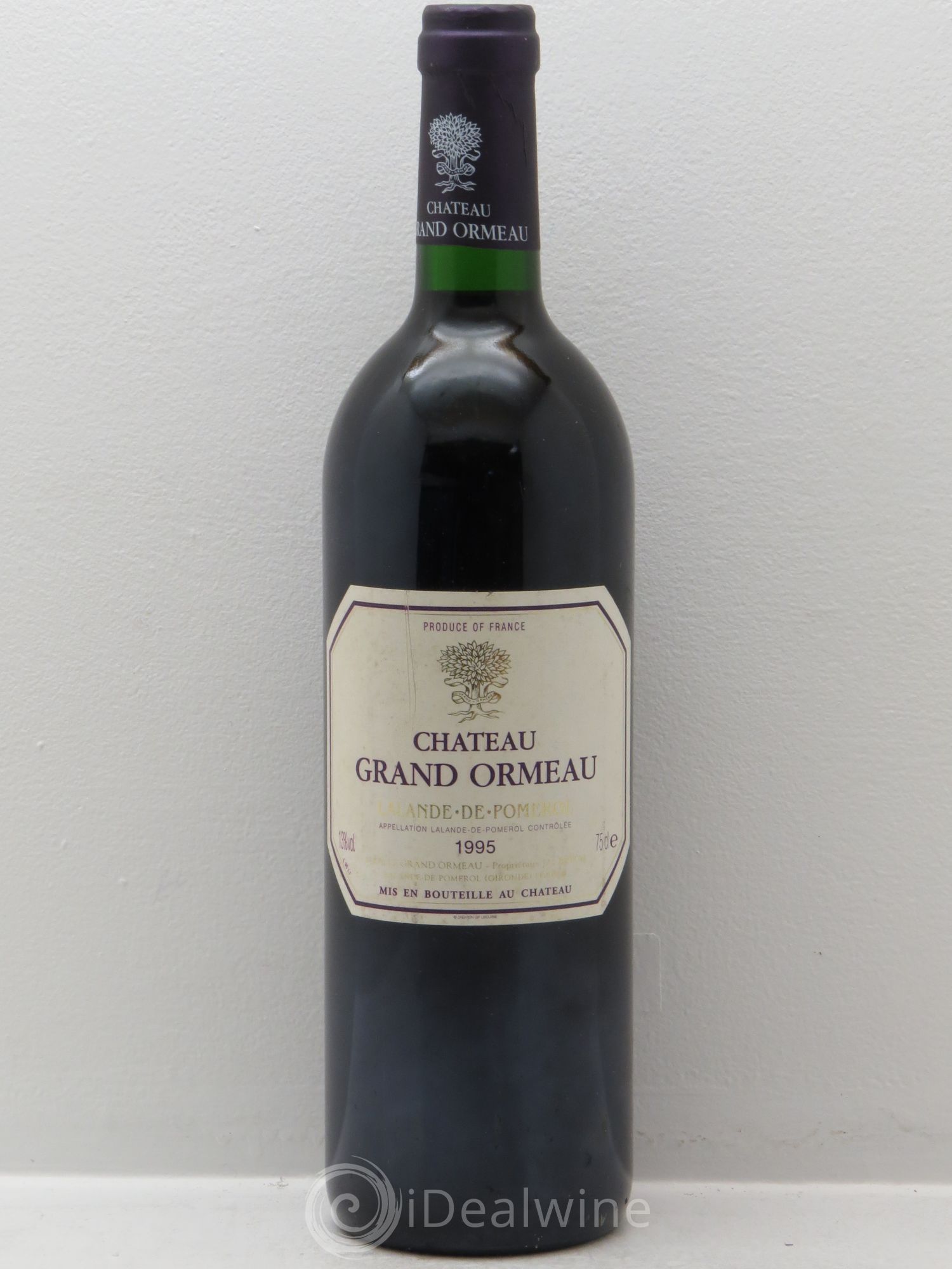 Bordeaux Château Grand Ormeau -Lalande de Pomerol 1995 - Posten von 1 Flasche - 0
