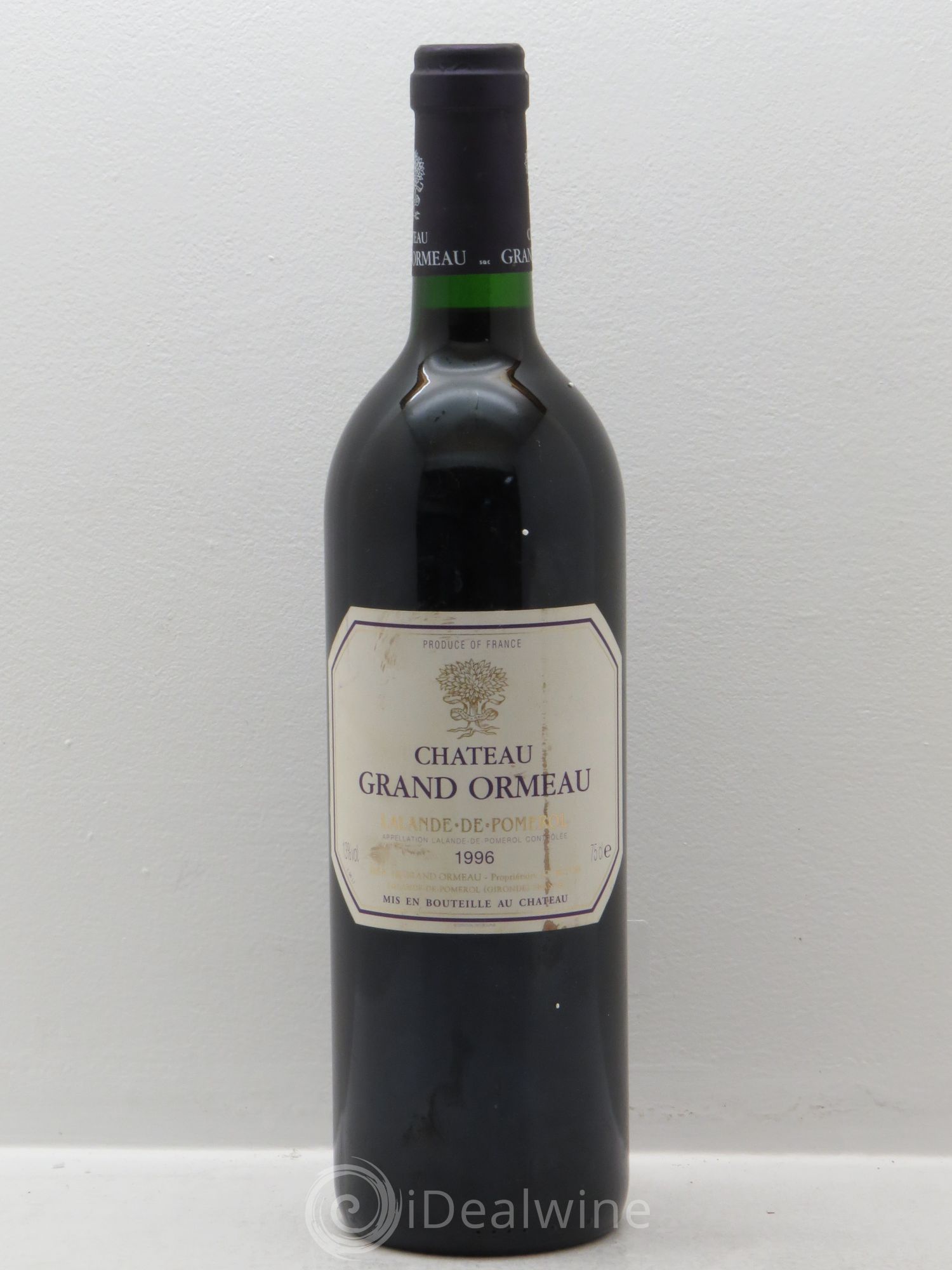 Bordeaux Château Grand Ormeau -Lalande de Pomerol 1996 - Posten von 1 Flasche - 0