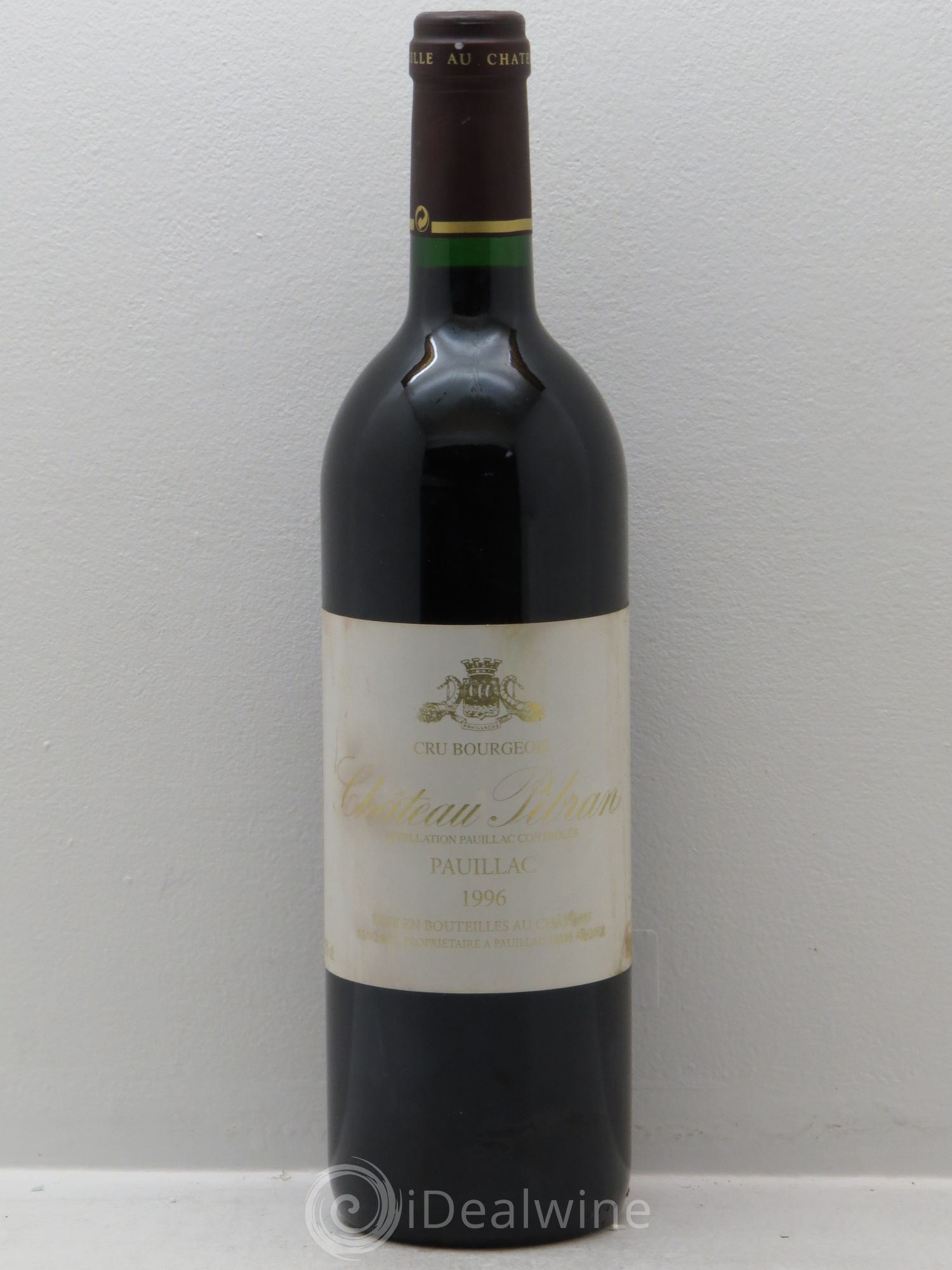 Château Pibran 1996 - Lot de 1 bouteille - 0
