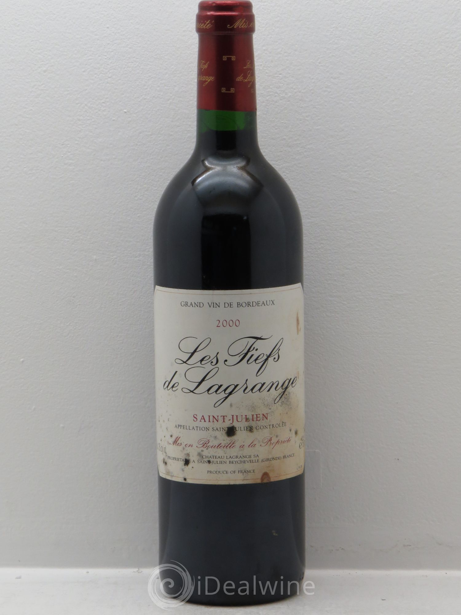 Les Fiefs de Lagrange Second Vin 2000 - Lot de 6 bouteilles - 0