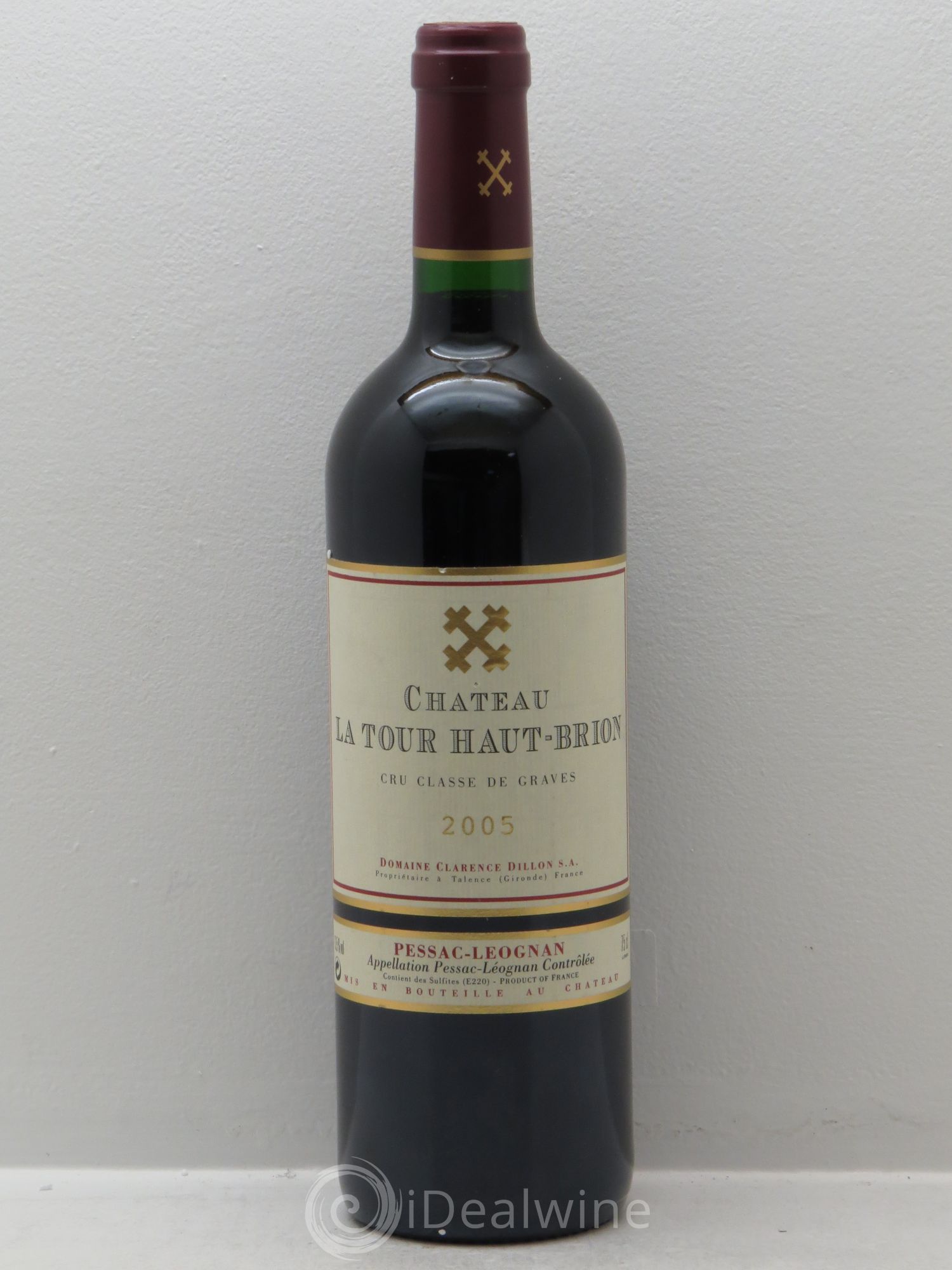 Château la Tour Haut-Brion Cru Classé de Graves 2005 - Lot de 1 bouteille - 0