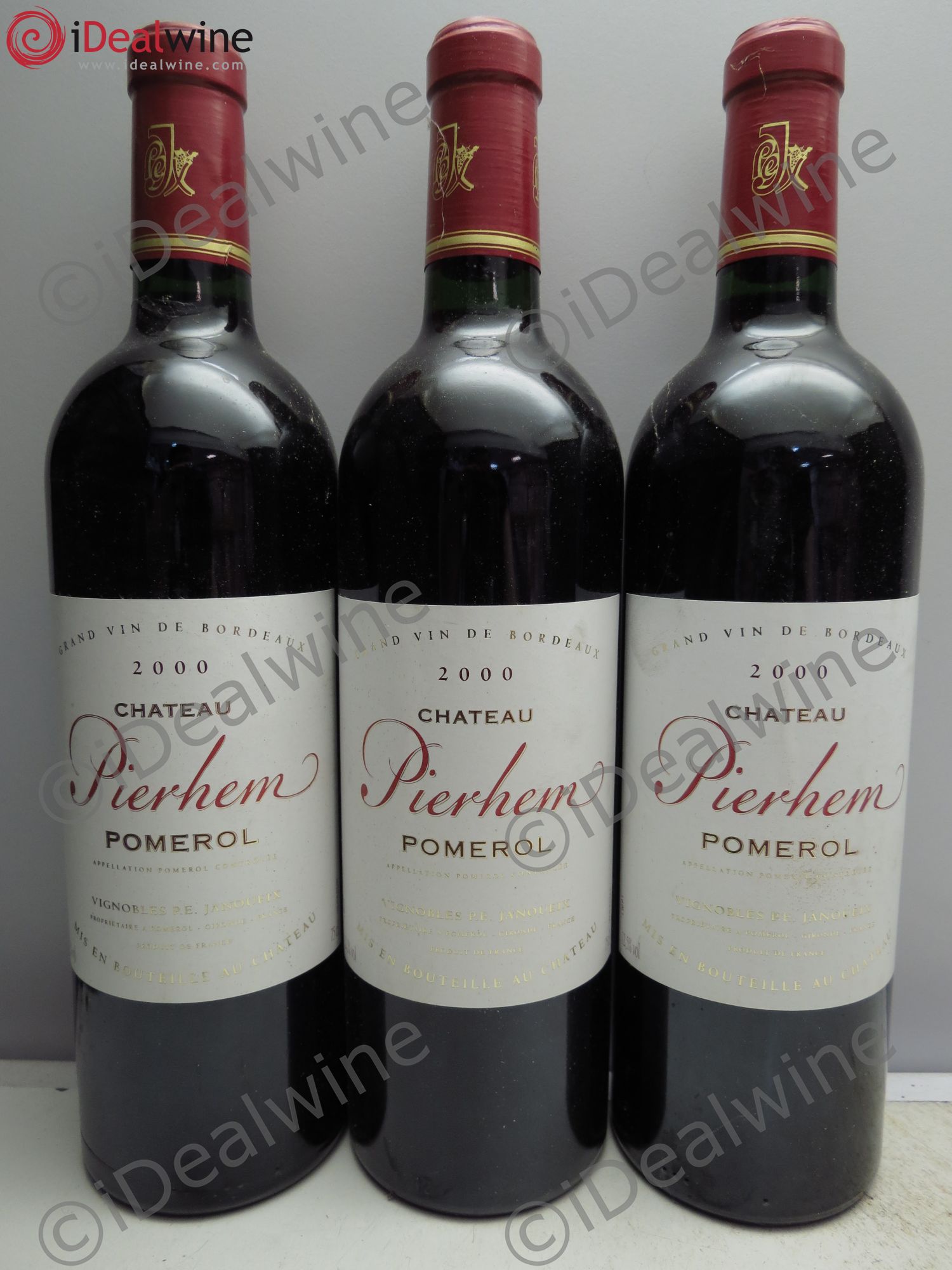 Pomerol Pierhem 2000 - Posten von 3 Flaschen - 0