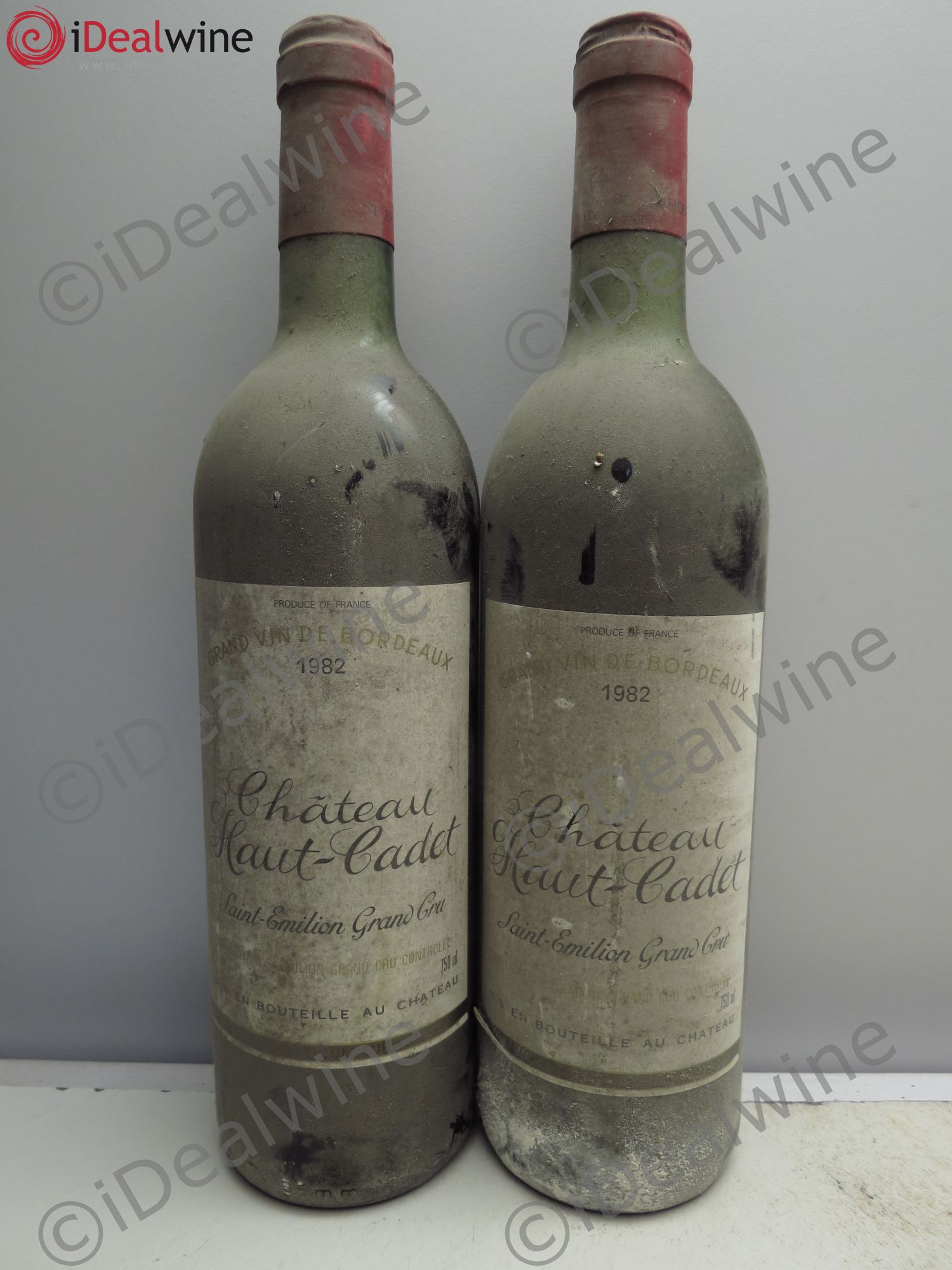 Château Haut Cadet 1982 - Lot de 2 bouteilles - 0