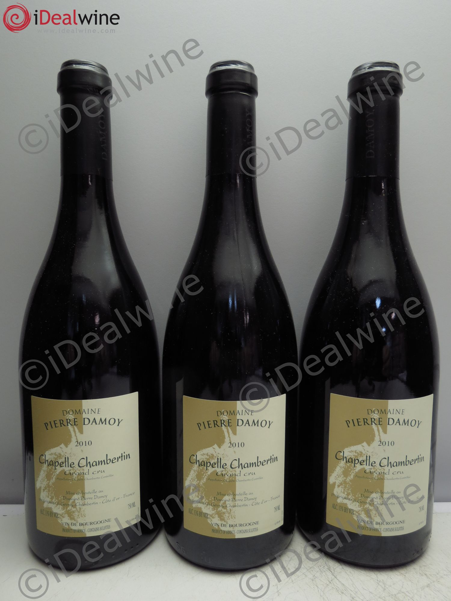 Chapelle-Chambertin Grand Cru Pierre Damoy 2010 - Lot de 3 bouteilles - 0