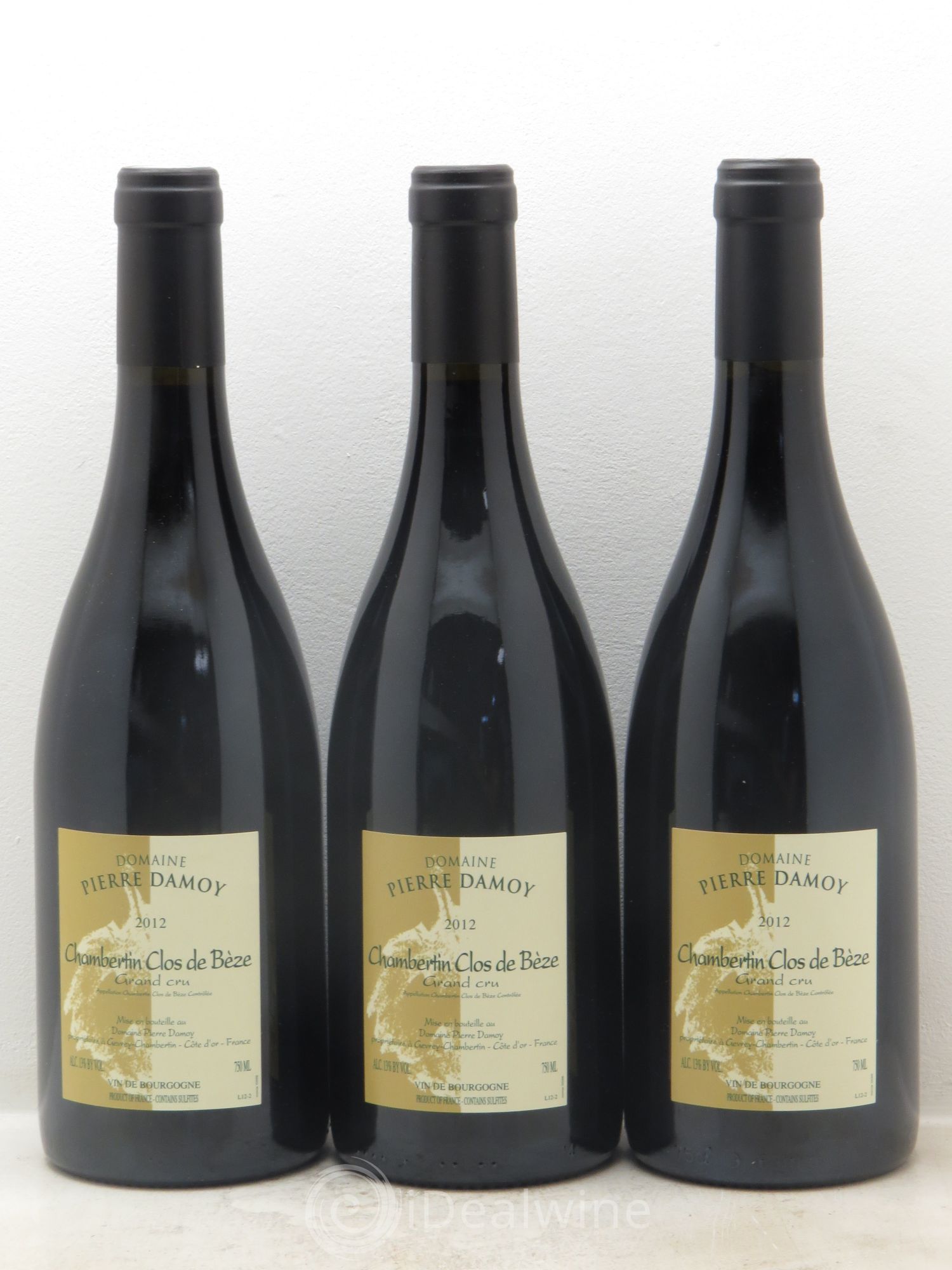 Chambertin Clos de Bèze Grand Cru Pierre Damoy 2012 - Lot de 3 bouteilles - 0