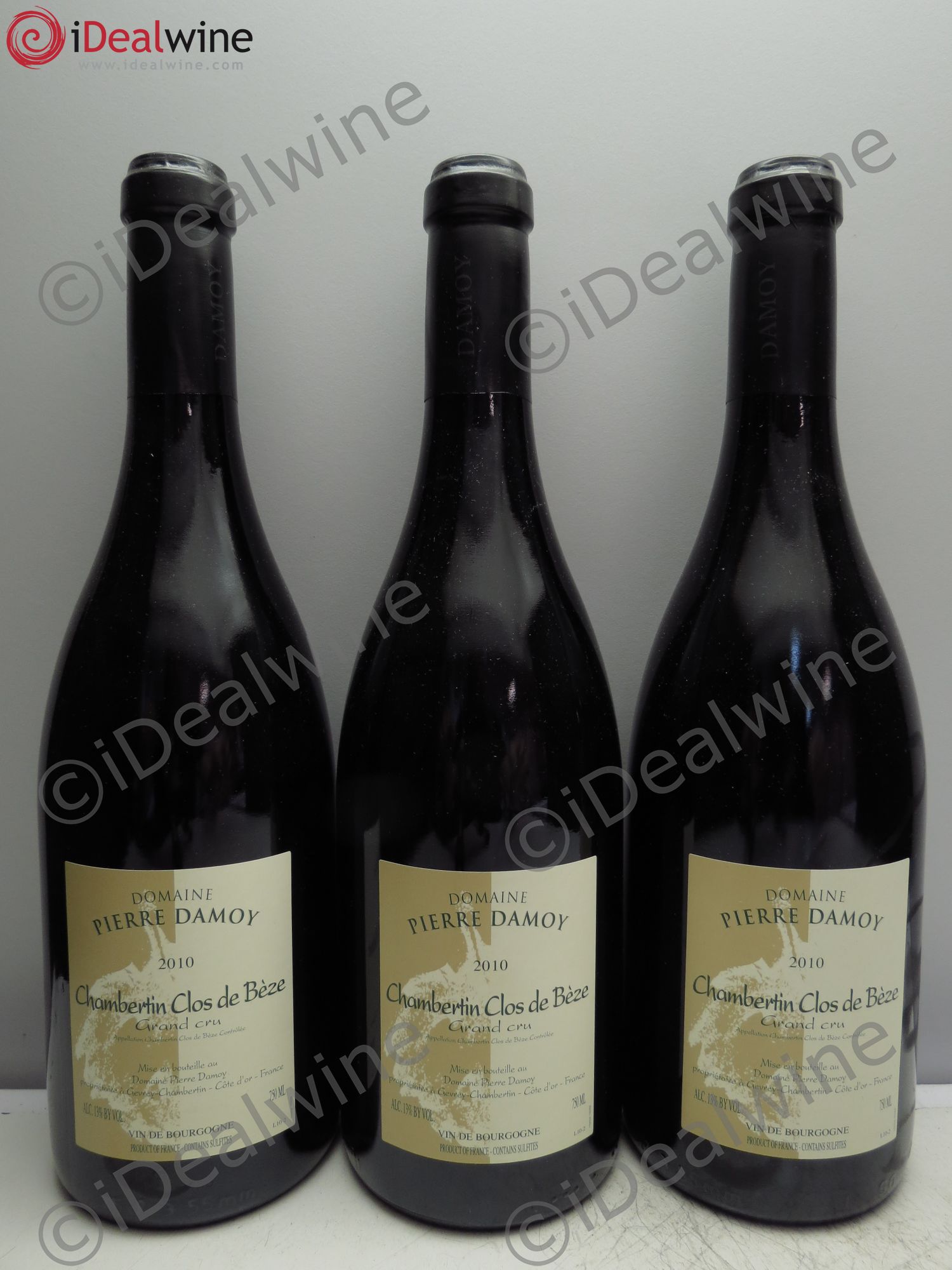 Chambertin Clos de Bèze Grand Cru Pierre Damoy 2010 - Lot de 3 bouteilles - 0