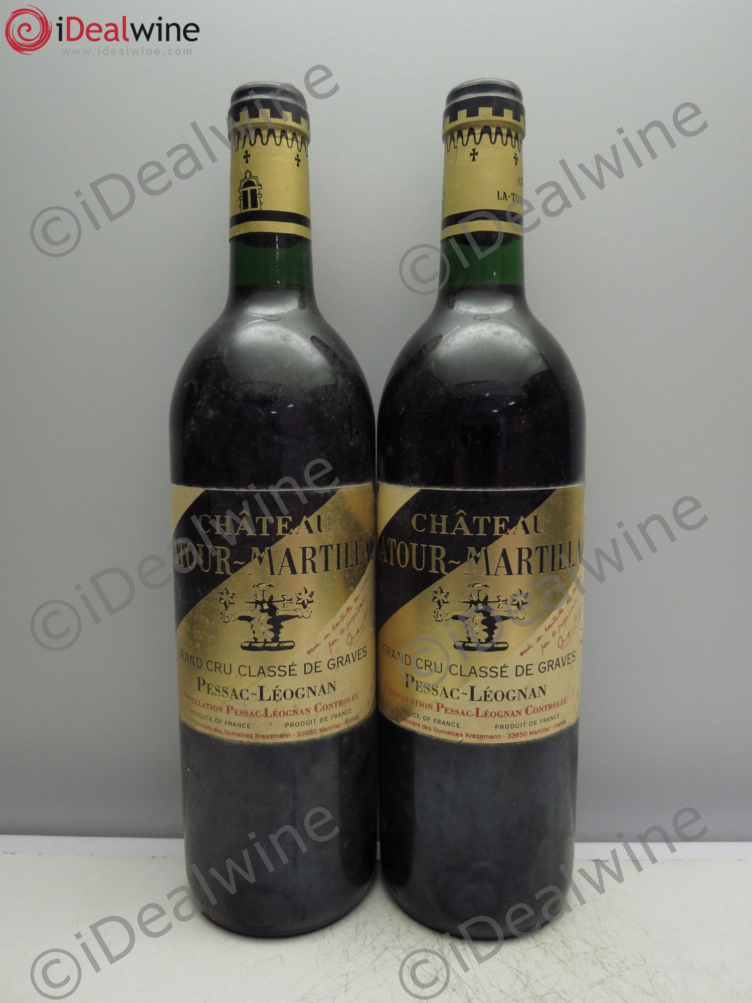 Château Latour-Martillac Cru Classé de Graves 1994 - Lot de 2 bouteilles - 0