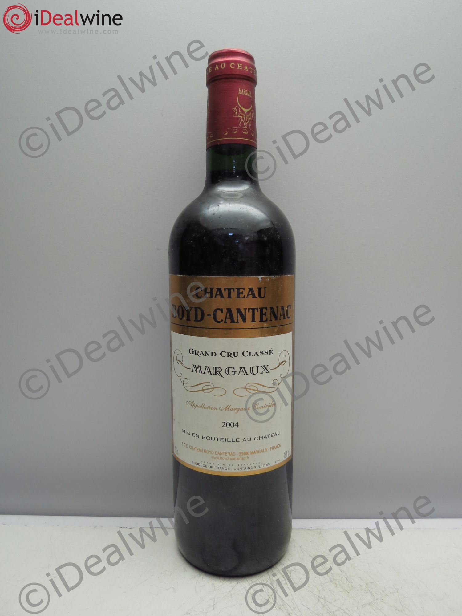 Château Boyd Cantenac 3ème Grand Cru Classé 2004 - Lot de 1 bouteille - 0