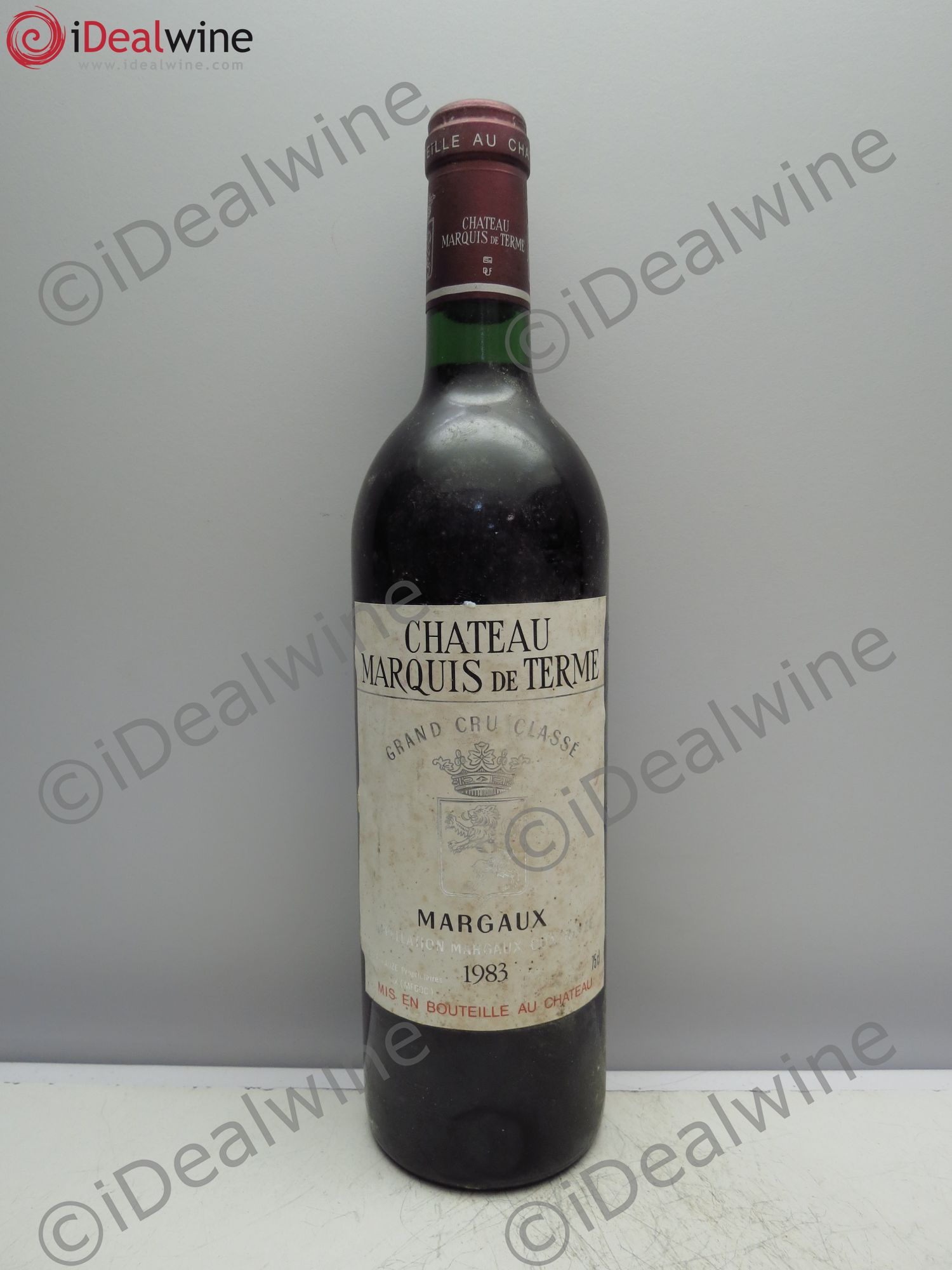 Château Marquis de Terme 4ème Grand Cru Classé 1983 - Lot de 1 bouteille - 0