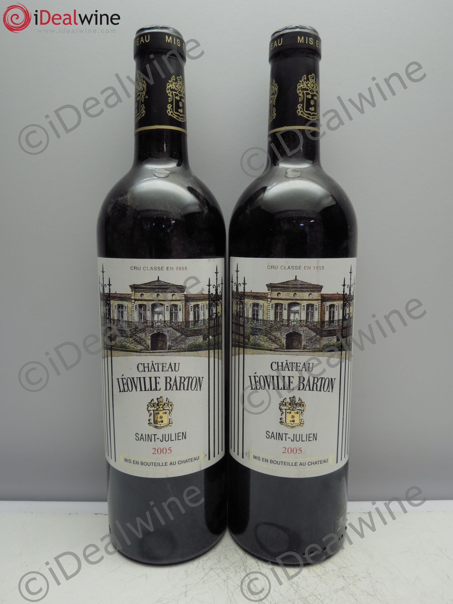 Château Léoville Barton 2ème Grand Cru Classé 2005 - Lot de 2 bouteilles - 0
