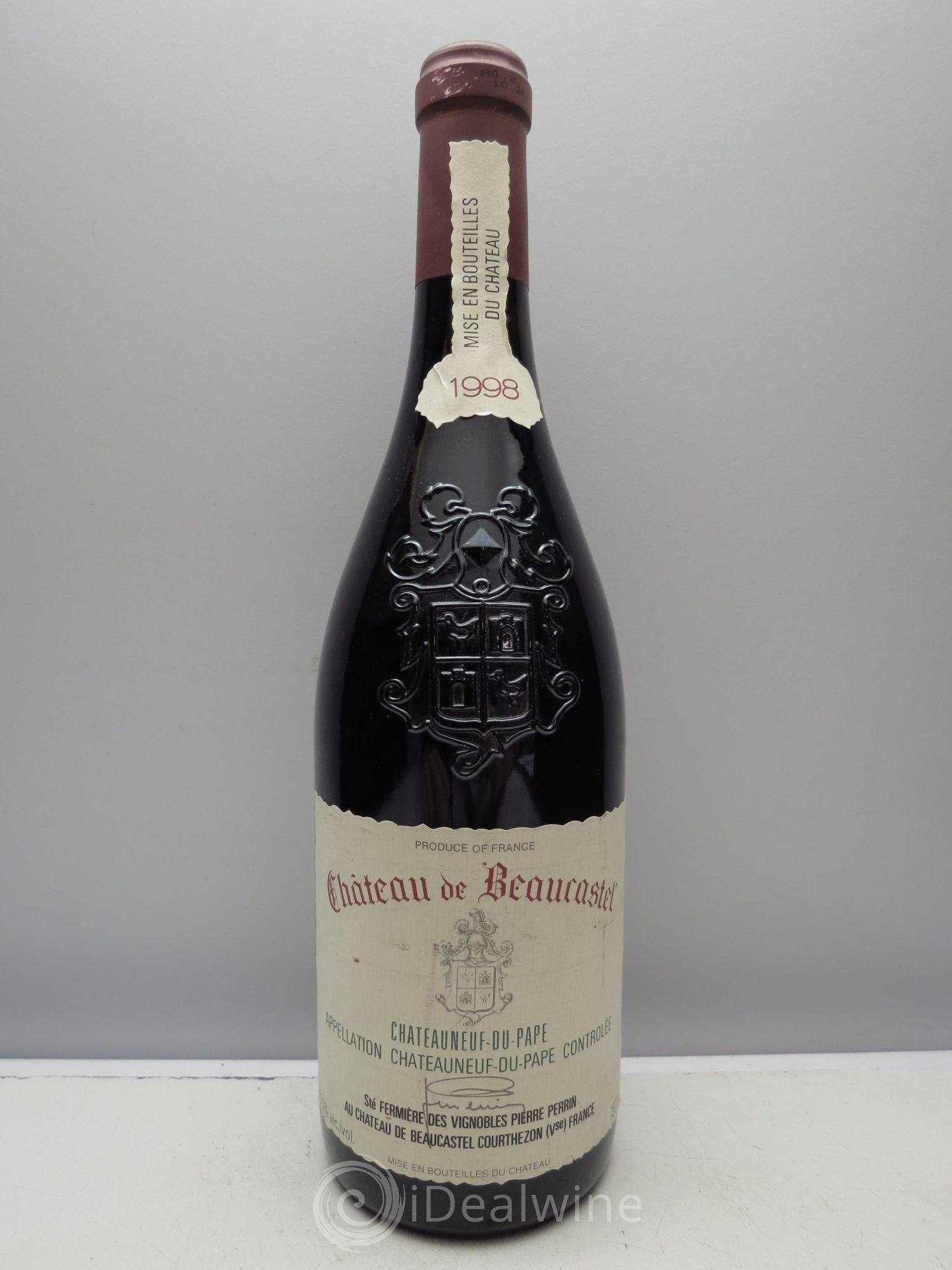 Châteauneuf-du-Pape Château de Beaucastel Famille Perrin 1998 - Lot de 1 bouteille - 0