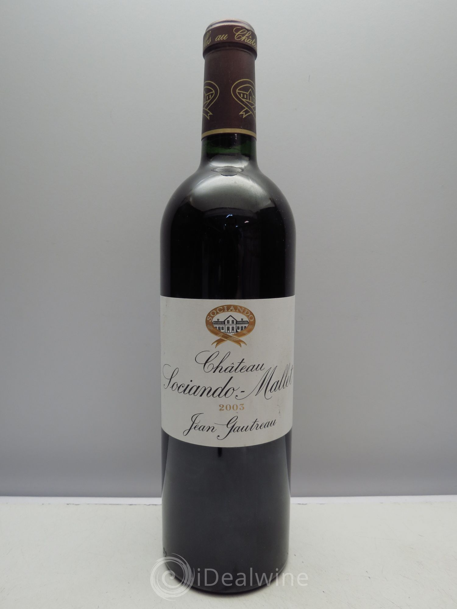 Château Sociando Mallet 2003 - Lot de 1 bouteille - 0