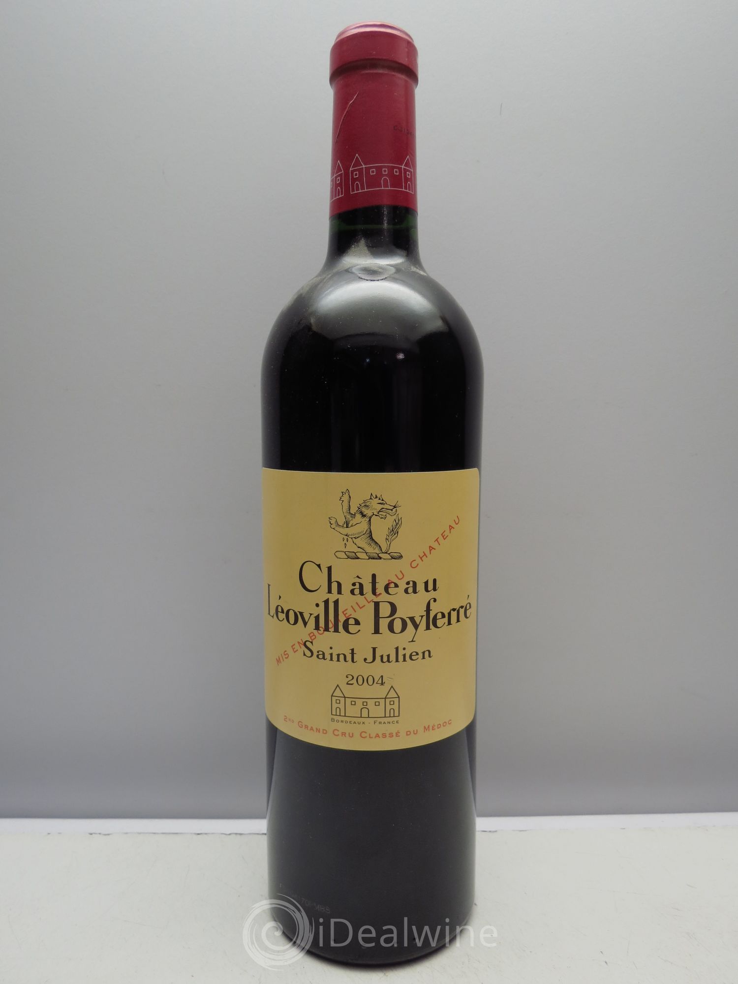 Château Léoville Poyferré 2ème Grand Cru Classé 2004 - Lot de 1 bouteille - 0
