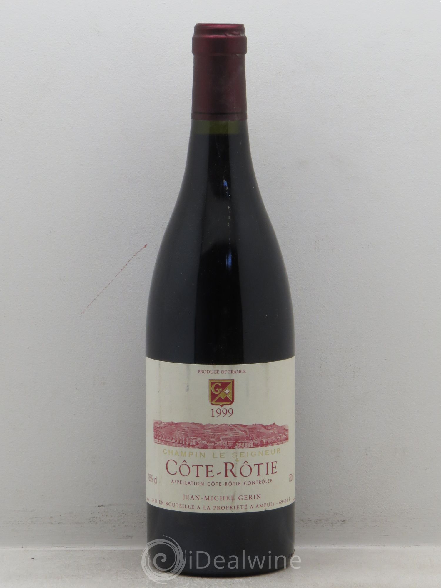 Côte-Rôtie Champin Le Seigneur Jean-Michel Gerin 1999 - Lot de 1 bouteille - 0