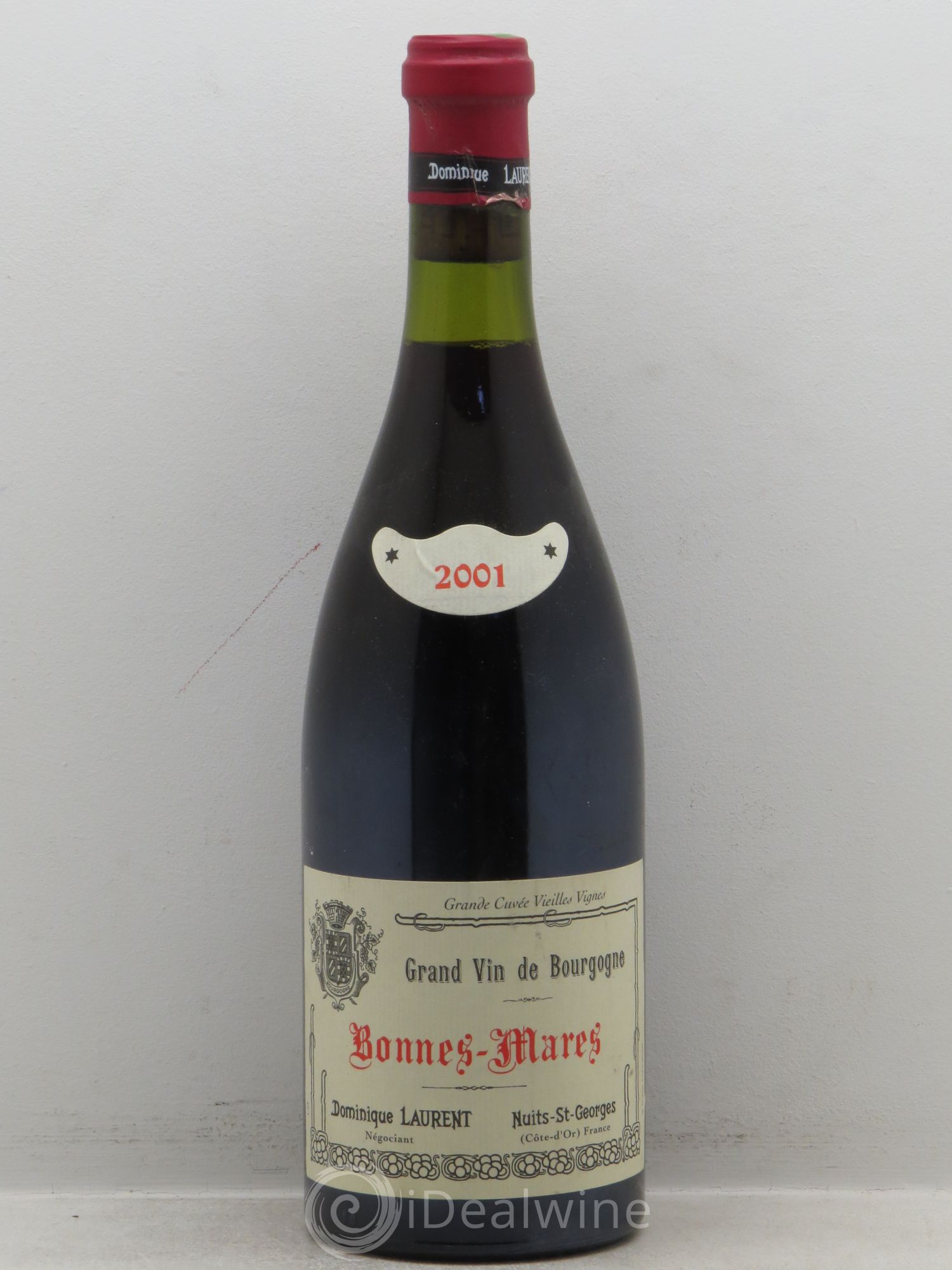 Bonnes-Mares Grand Cru Dominique Laurent 2001 - Lot de 1 bouteille - 0