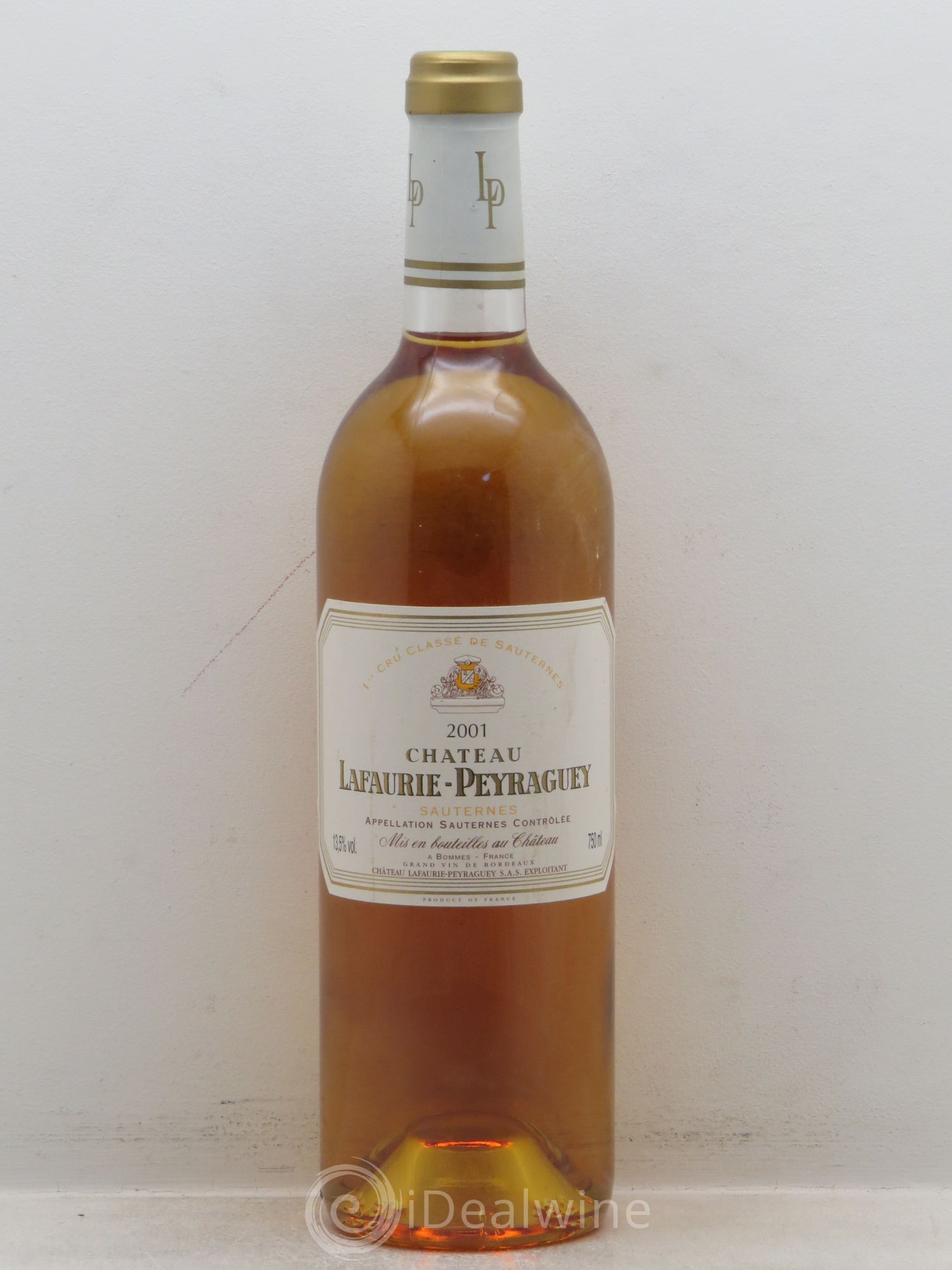 Château Lafaurie-Peyraguey 1er Grand Cru Classé 2001 - Lotto di 1 bottiglia - 0