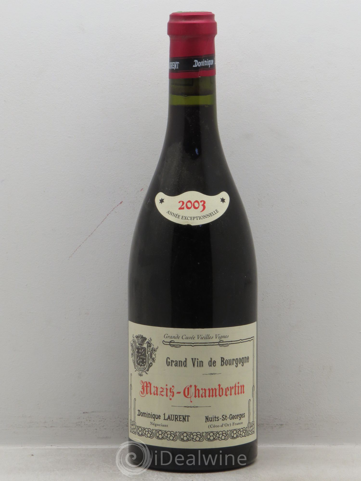 Mazis-Chambertin Grand Cru Dominique Laurent Vieilles Vignes 2003 - Lot de 1 bouteille - 0
