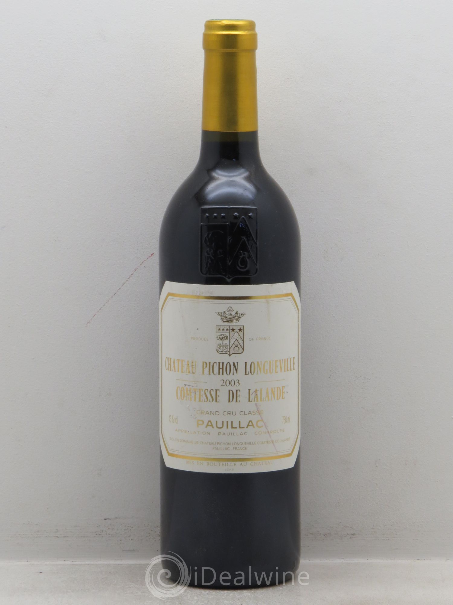 Château Pichon Longueville Comtesse de Lalande 2ème Grand Cru Classé 2003 - Lot de 1 bouteille - 0