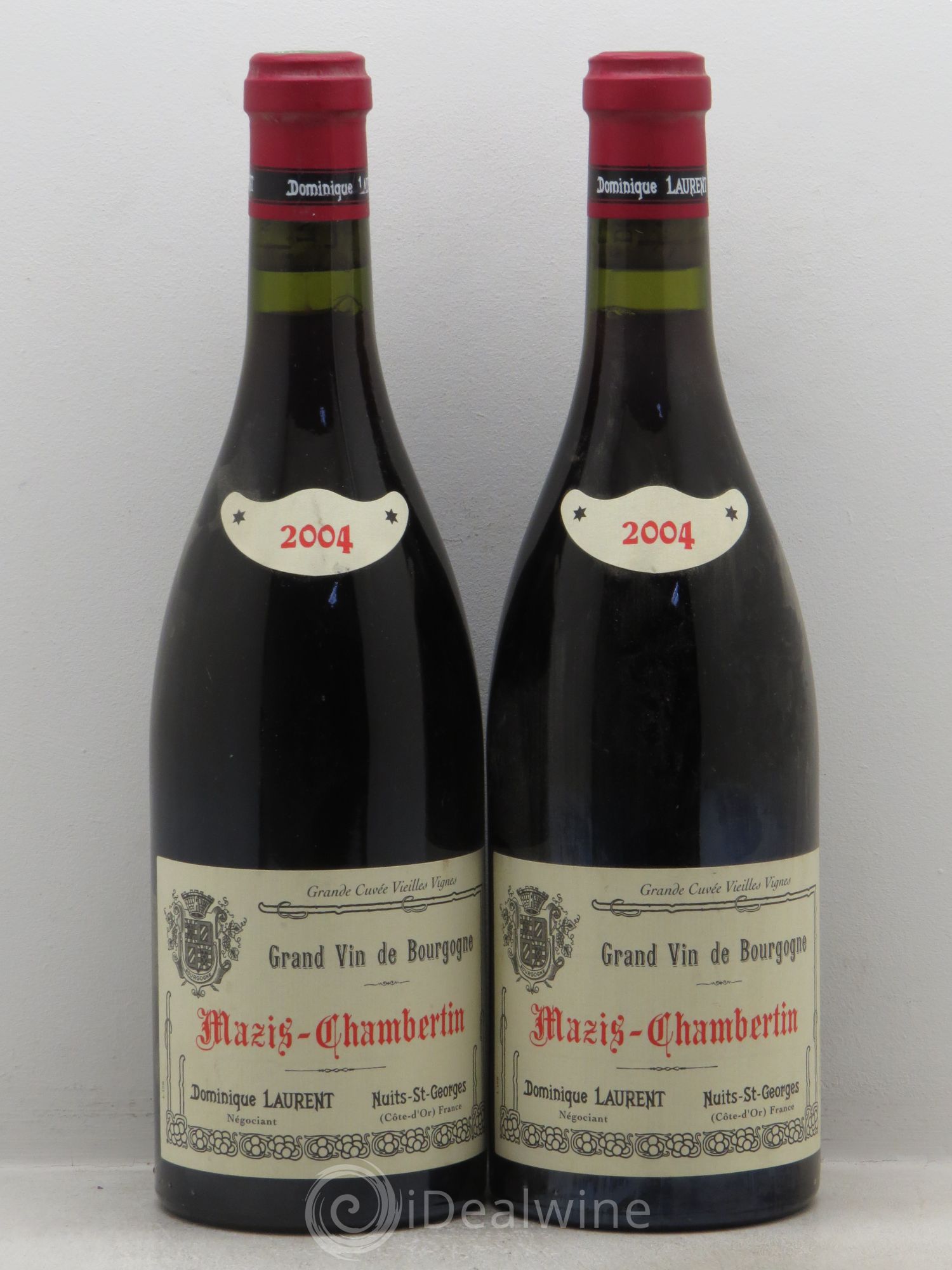 Mazis-Chambertin Grand Cru Dominique Laurent Vieilles Vignes 2004 - Lot de 2 bouteilles - 0