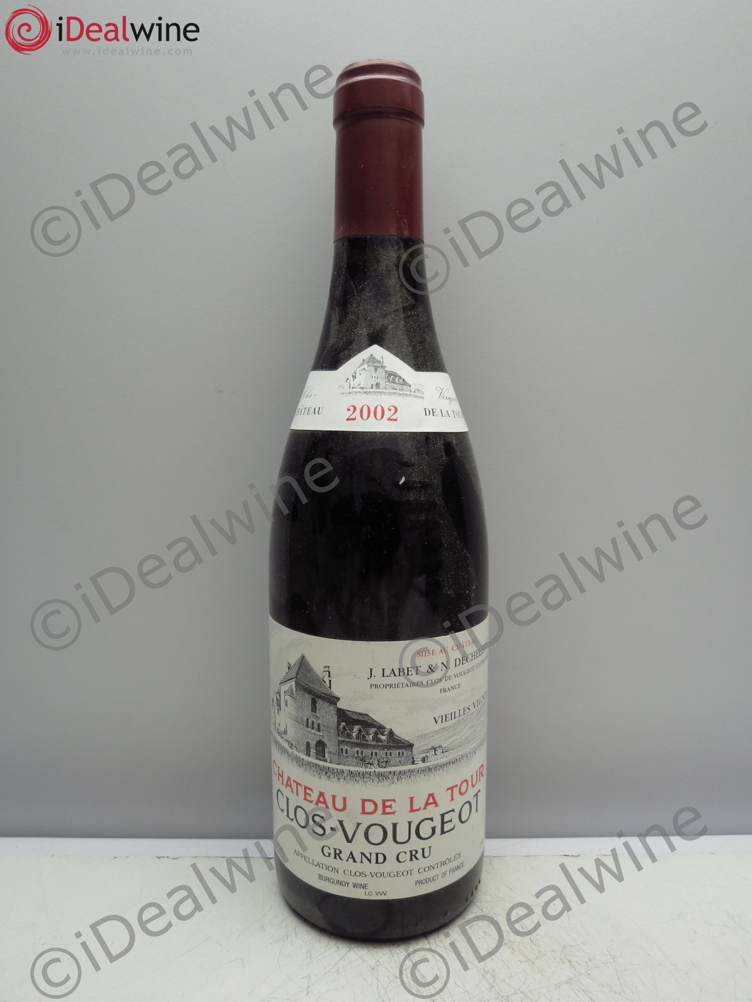 Clos de Vougeot Grand Cru Vieilles Vignes Château de La Tour 2002 - Lot de 1 bouteille - 0