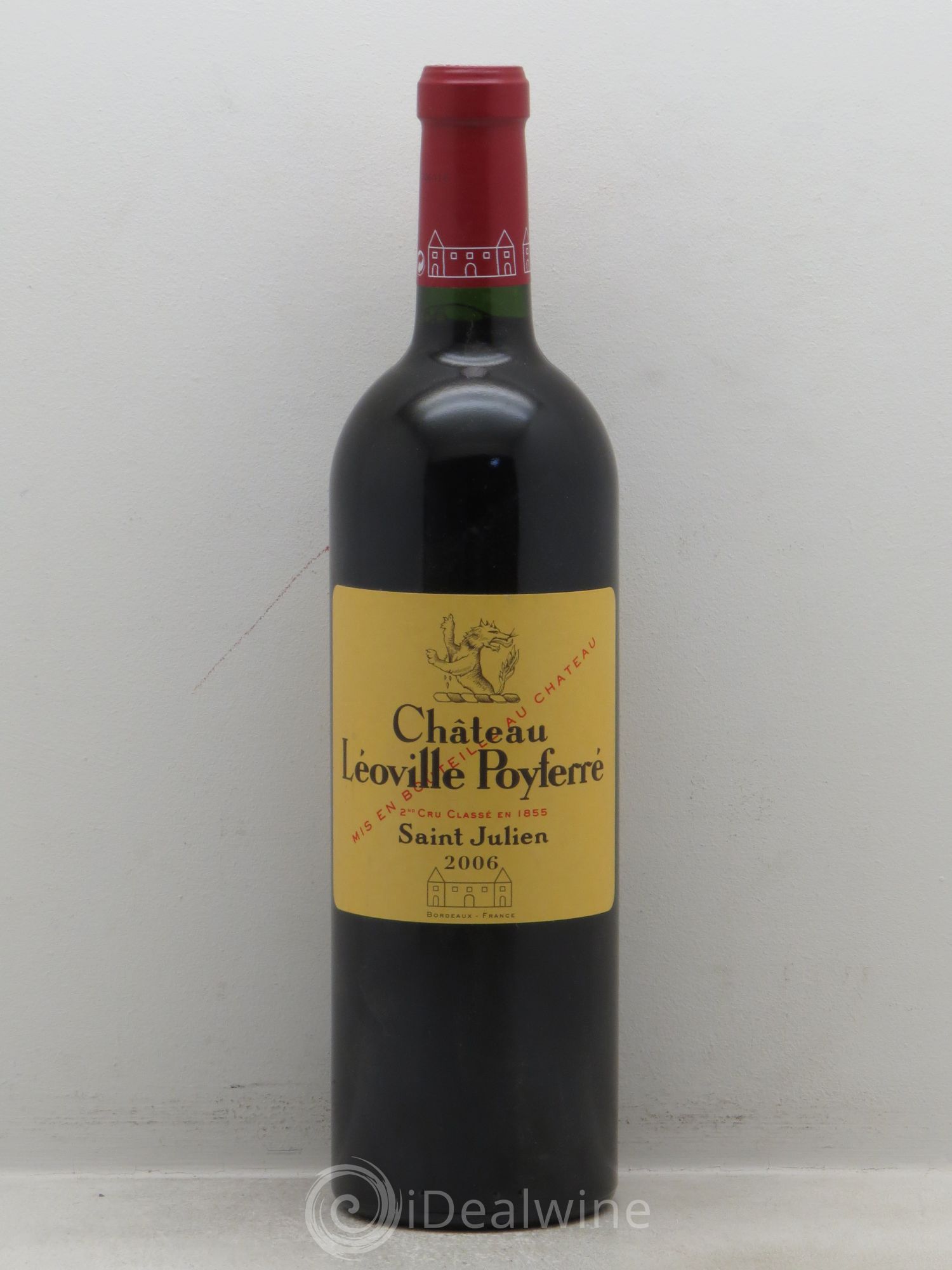 Château Léoville Poyferré 2ème Grand Cru Classé 2006 - Lot de 1 bouteille - 0