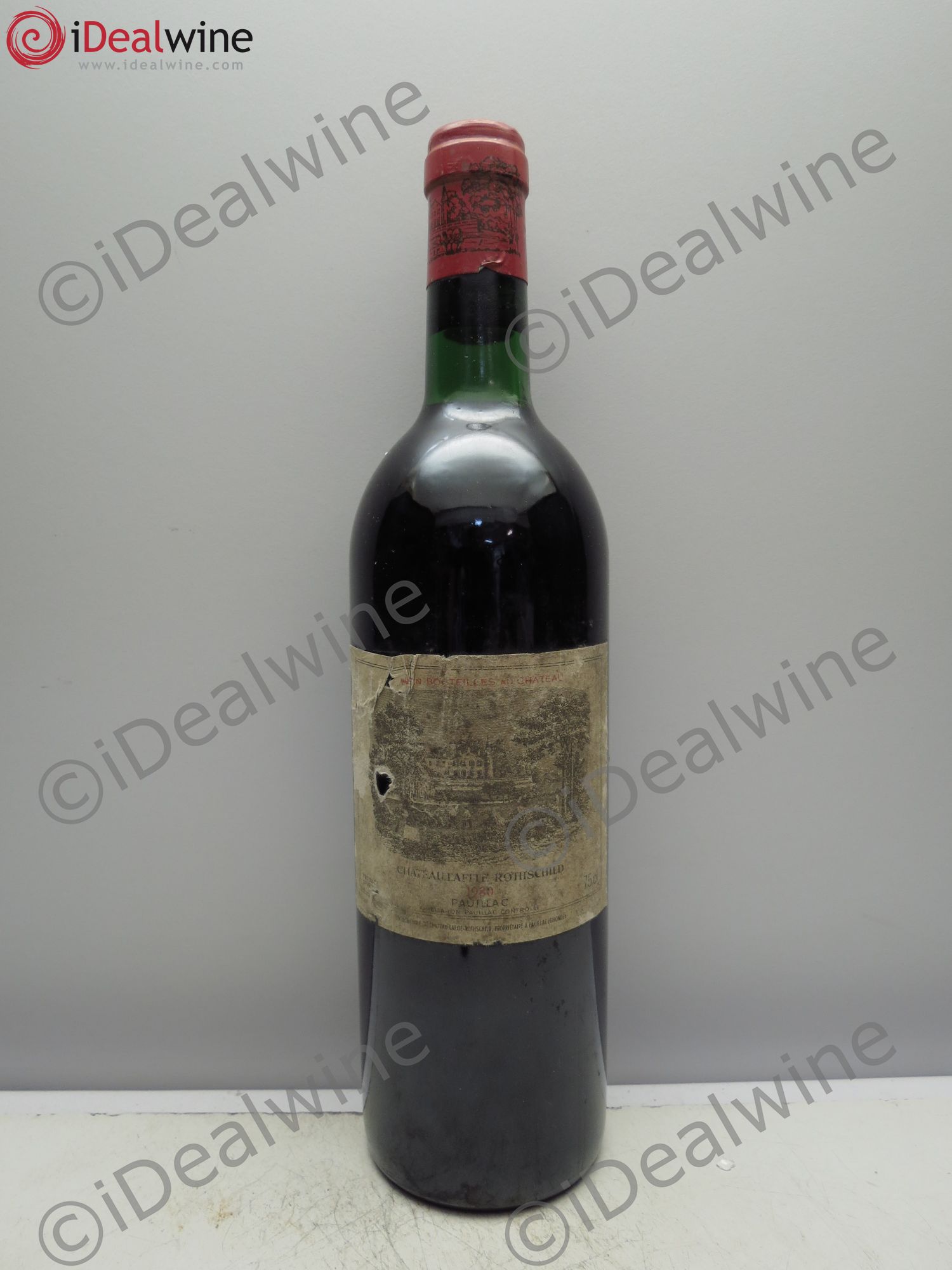 Château Lafite Rothschild 1er Grand Cru Classé 1980 - Lot de 1 bouteille - 0