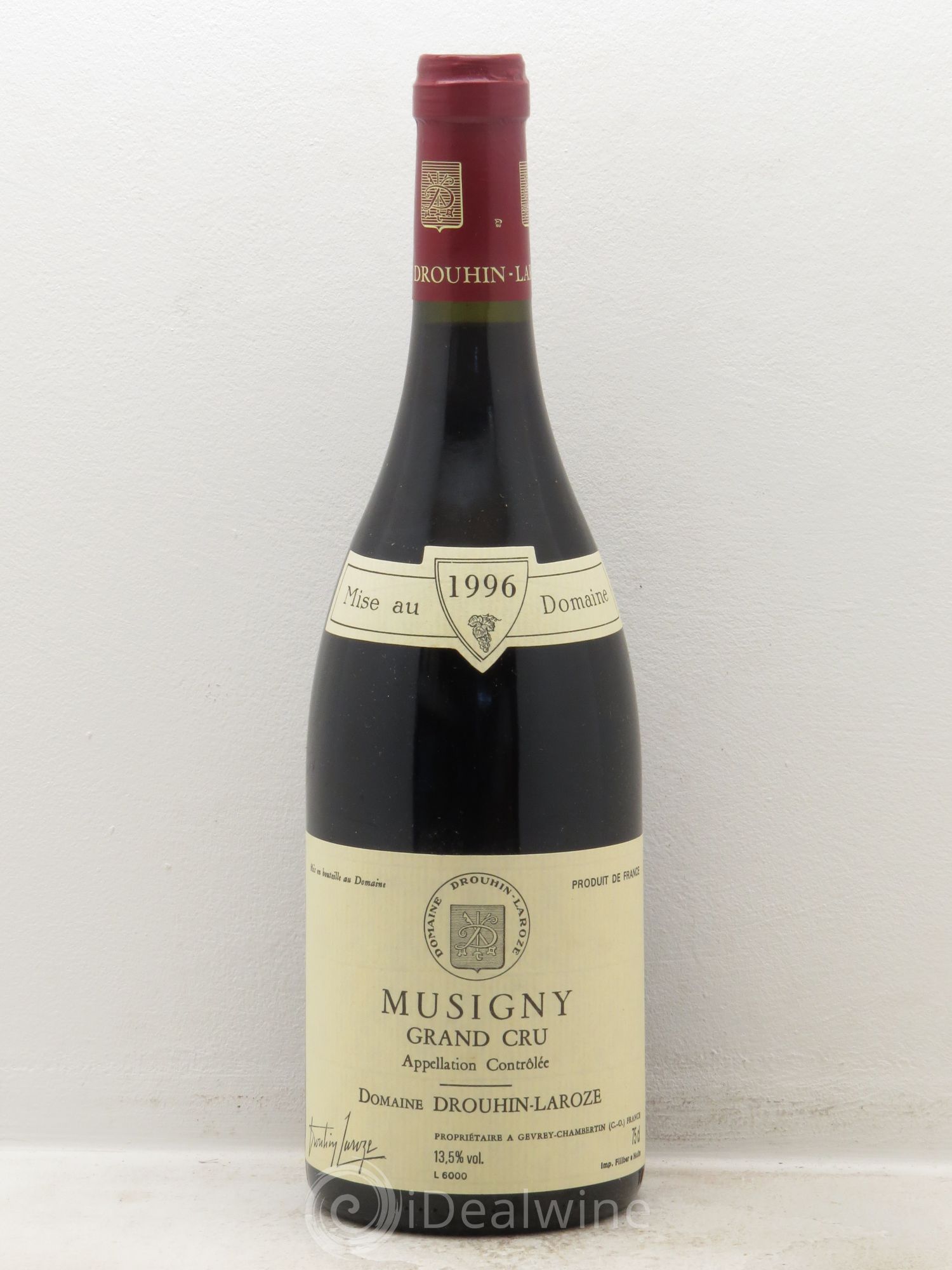 Musigny Grand Cru Domaine Drouhin-Laroze 1996 - Lot de 1 bouteille - 0