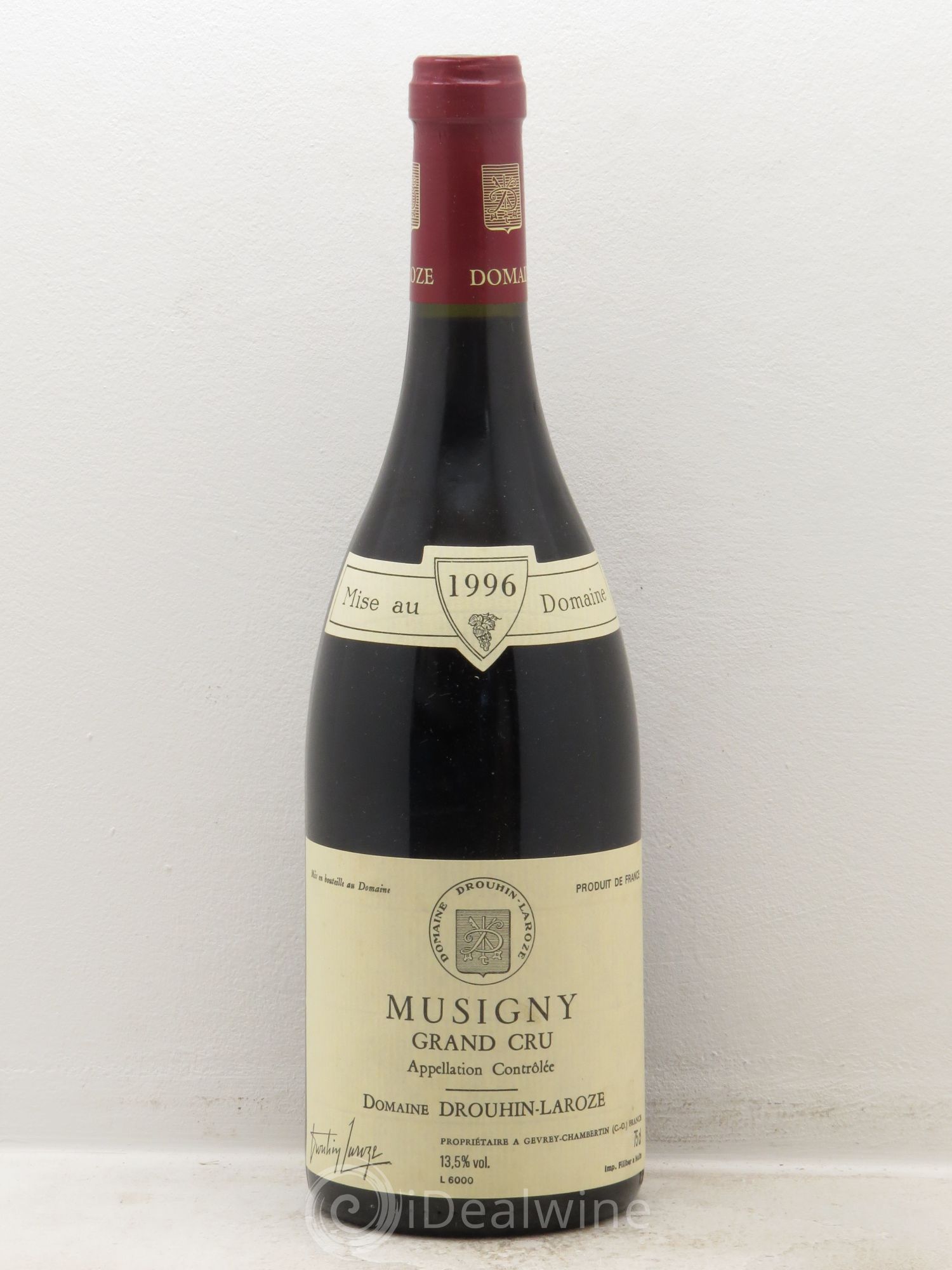 Musigny Grand Cru Domaine Drouhin-Laroze 1996 - Lot de 1 bouteille - 0