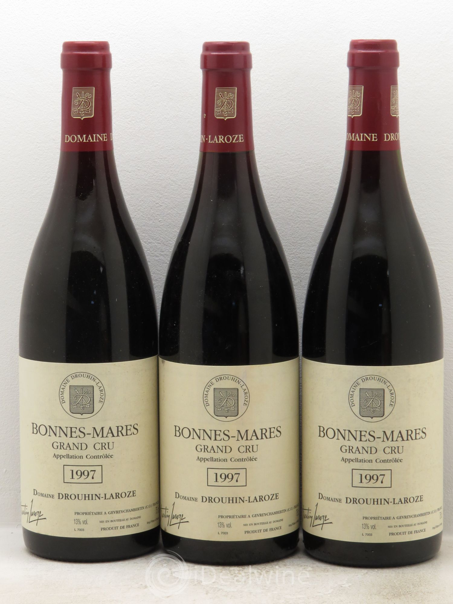 Bonnes-Mares Grand Cru Domaine Drouhin-Laroze 1997 - Lot de 6 bouteilles - 2