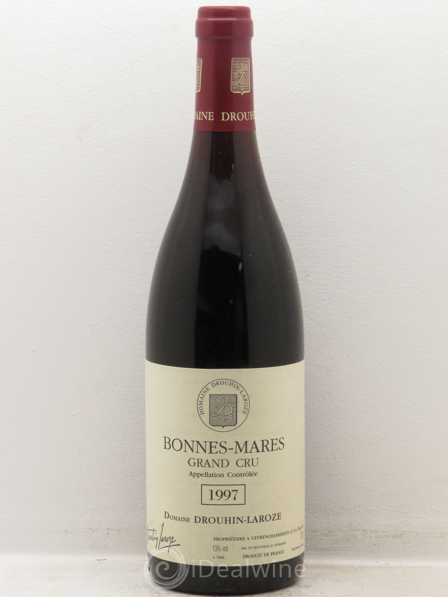 Bonnes-Mares Grand Cru Domaine Drouhin-Laroze 1997 - Lot de 1 bouteille - 0