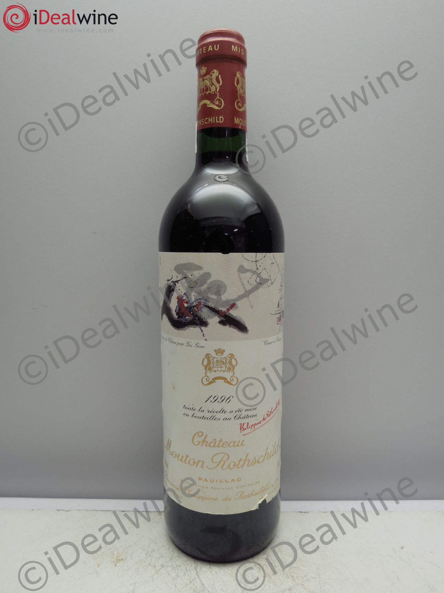 Château Mouton Rothschild 1er Grand Cru Classé 1996 - Lot de 1 bouteille - 0
