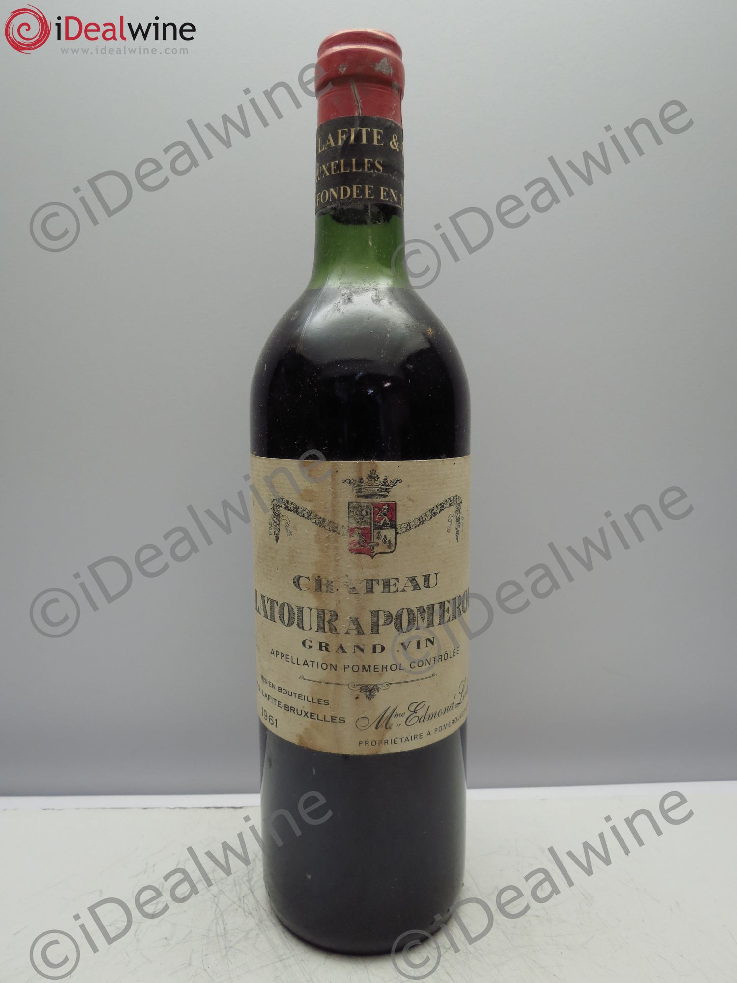 Château Latour à Pomerol (Mise MG Lafitte) 1961 - Lot de 1 bouteille - 0
