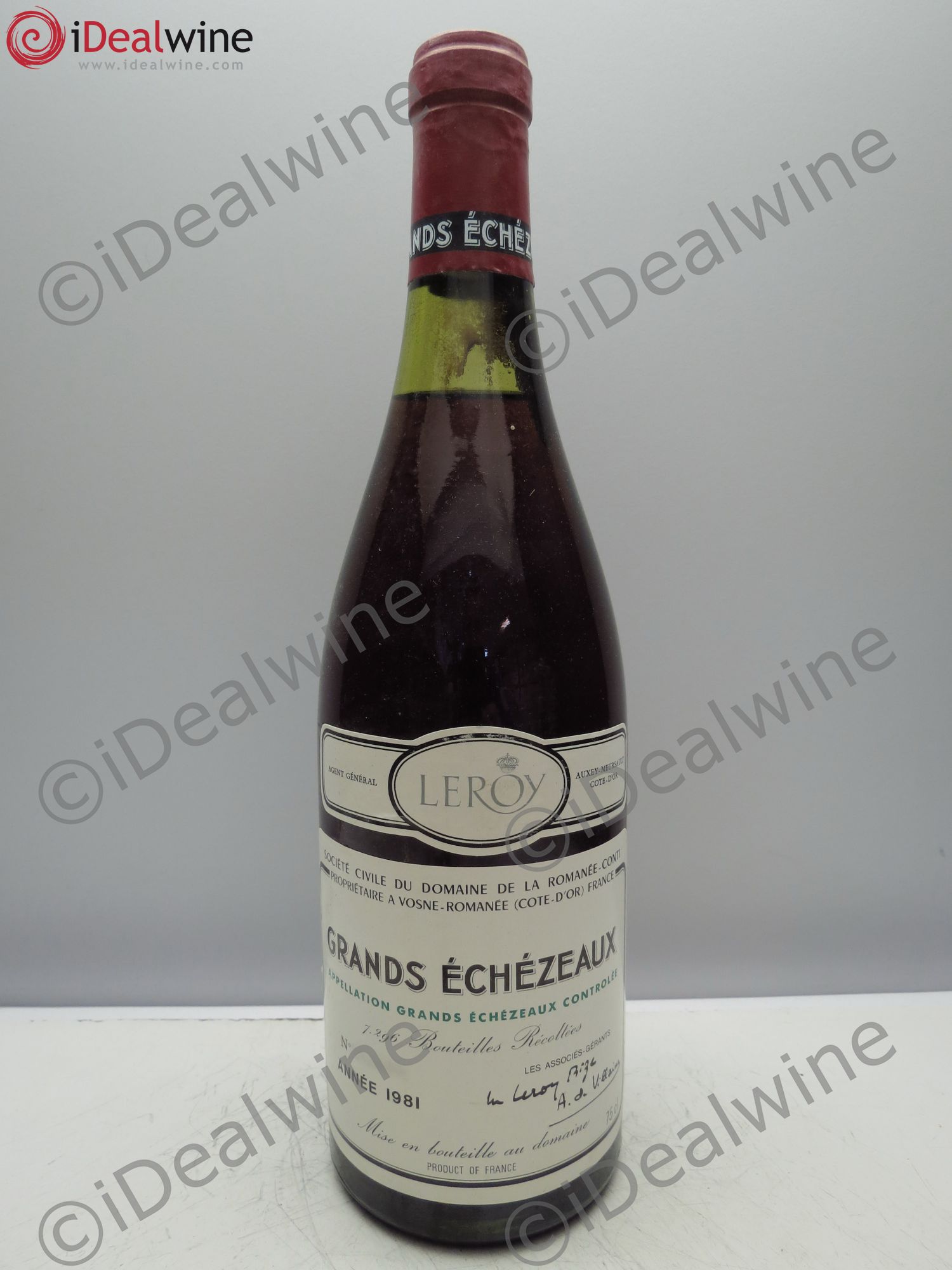 Grands-Echezeaux Grand Cru Domaine de la Romanée-Conti 1981 - Lot de 1 bouteille - 0