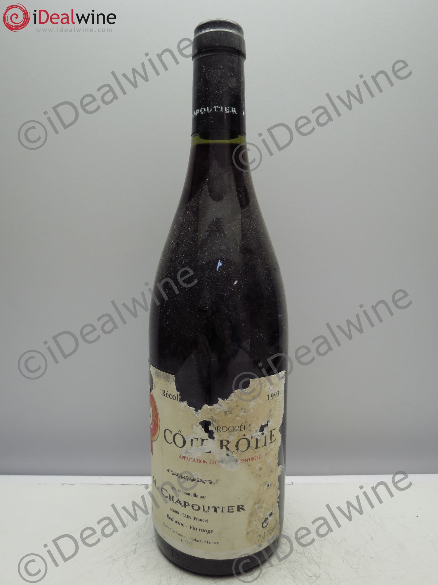 Côte-Rôtie La Mordorée Chapoutier 1992 - Lot de 1 bouteille - 0