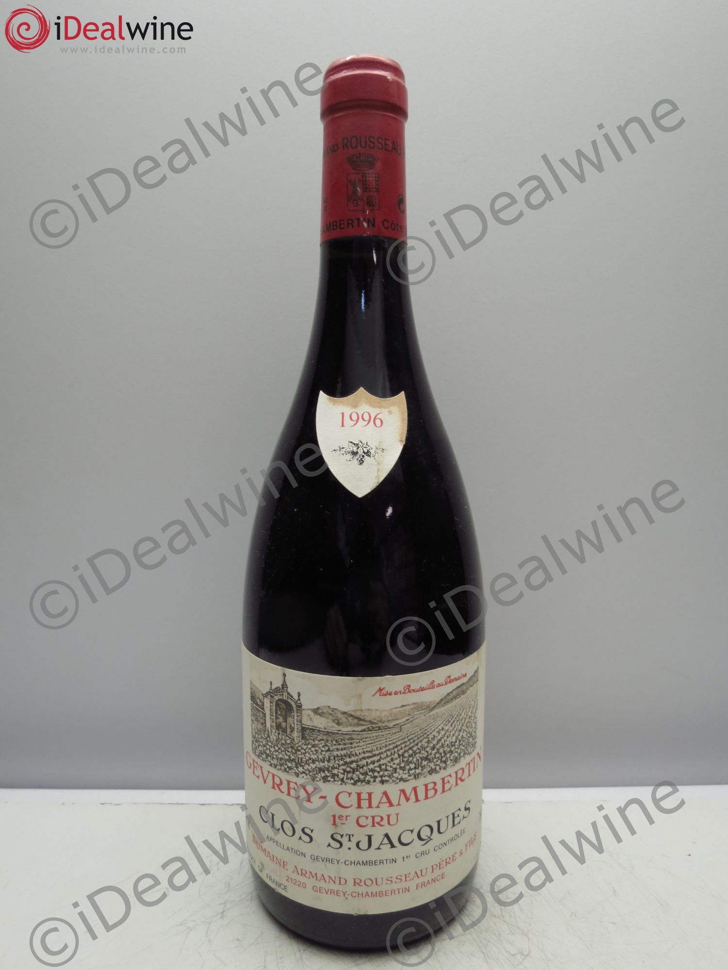 Gevrey-Chambertin 1er Cru Clos Saint-Jacques Armand Rousseau (Domaine) 1996 - Lot de 1 bouteille - 0