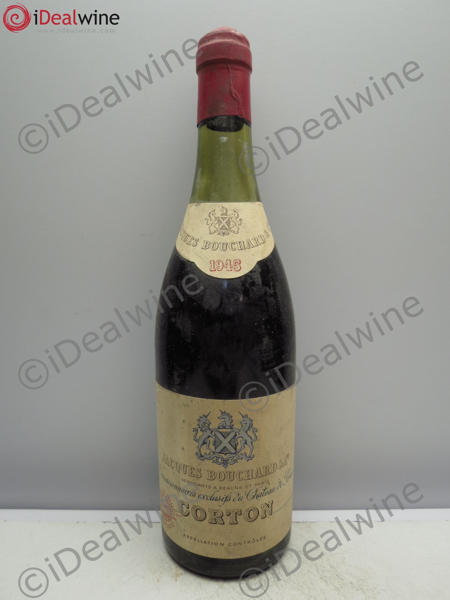 Corton Grand Cru Jacques Bouchard 1945 - Lot de 1 bouteille - 0