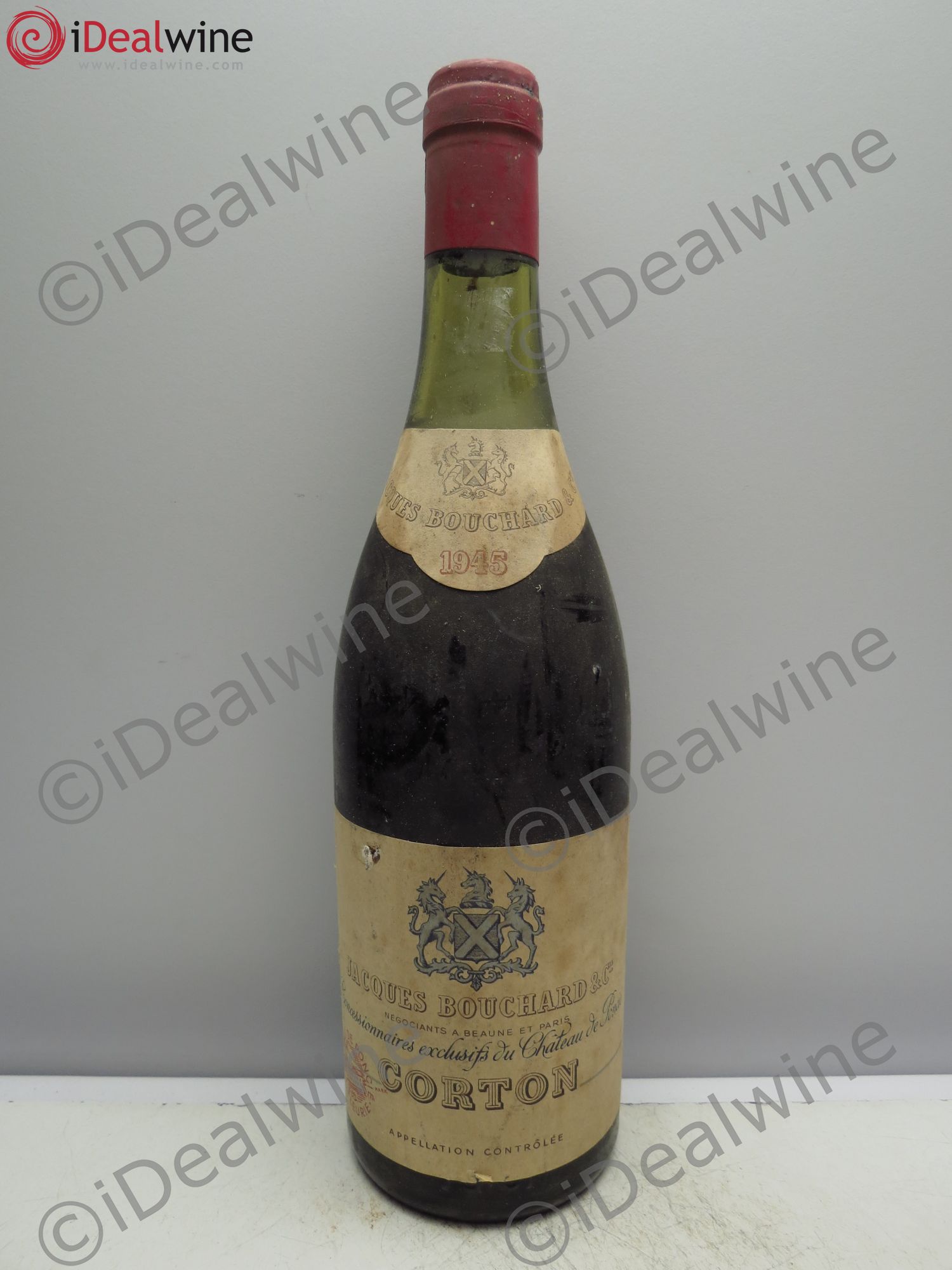 Corton Grand Cru Jacques Bouchard 1945 - Lot de 1 bouteille - 0