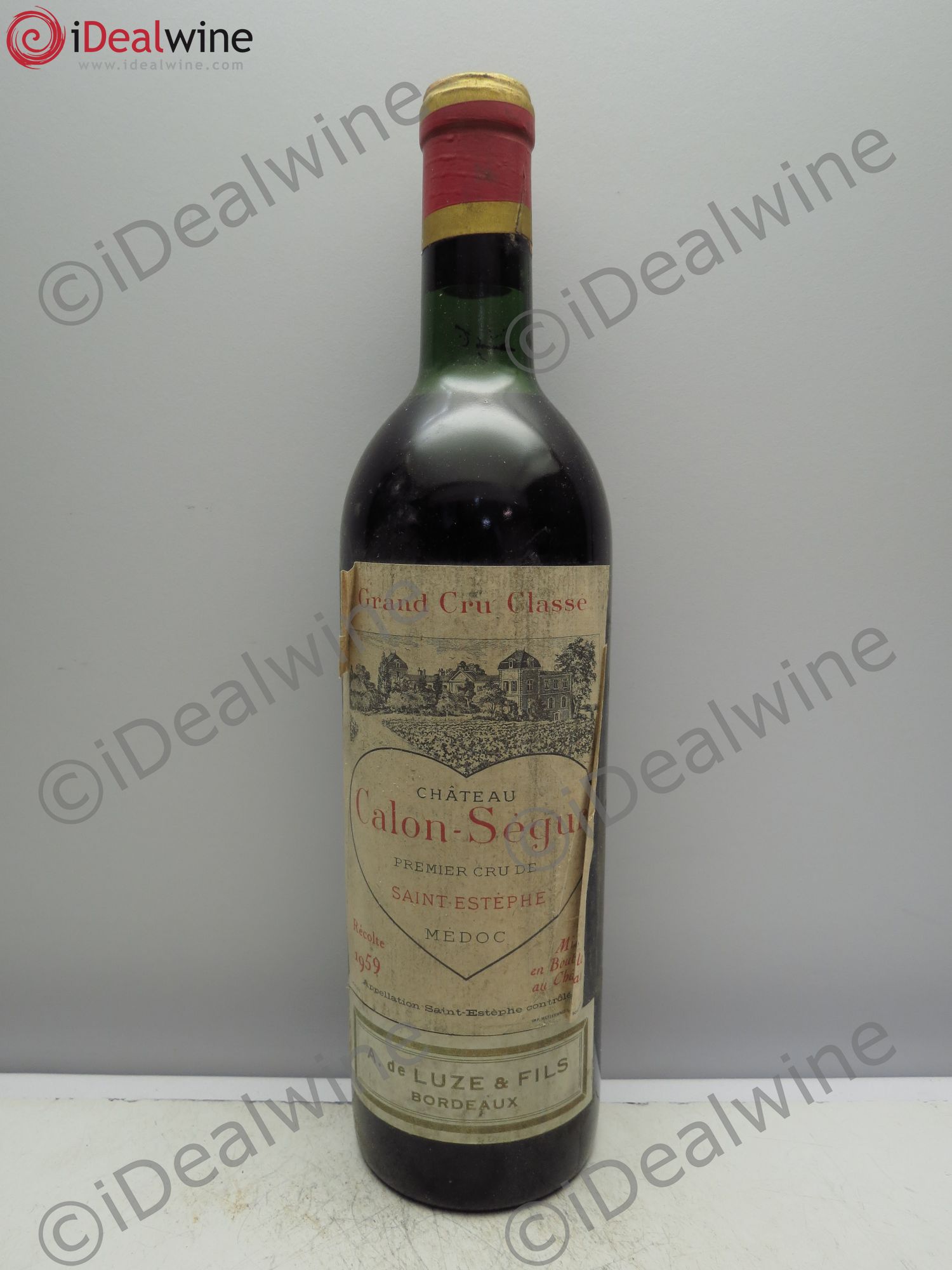 Château Calon Ségur 3ème Grand Cru Classé 1959 - Lot de 1 bouteille - 0