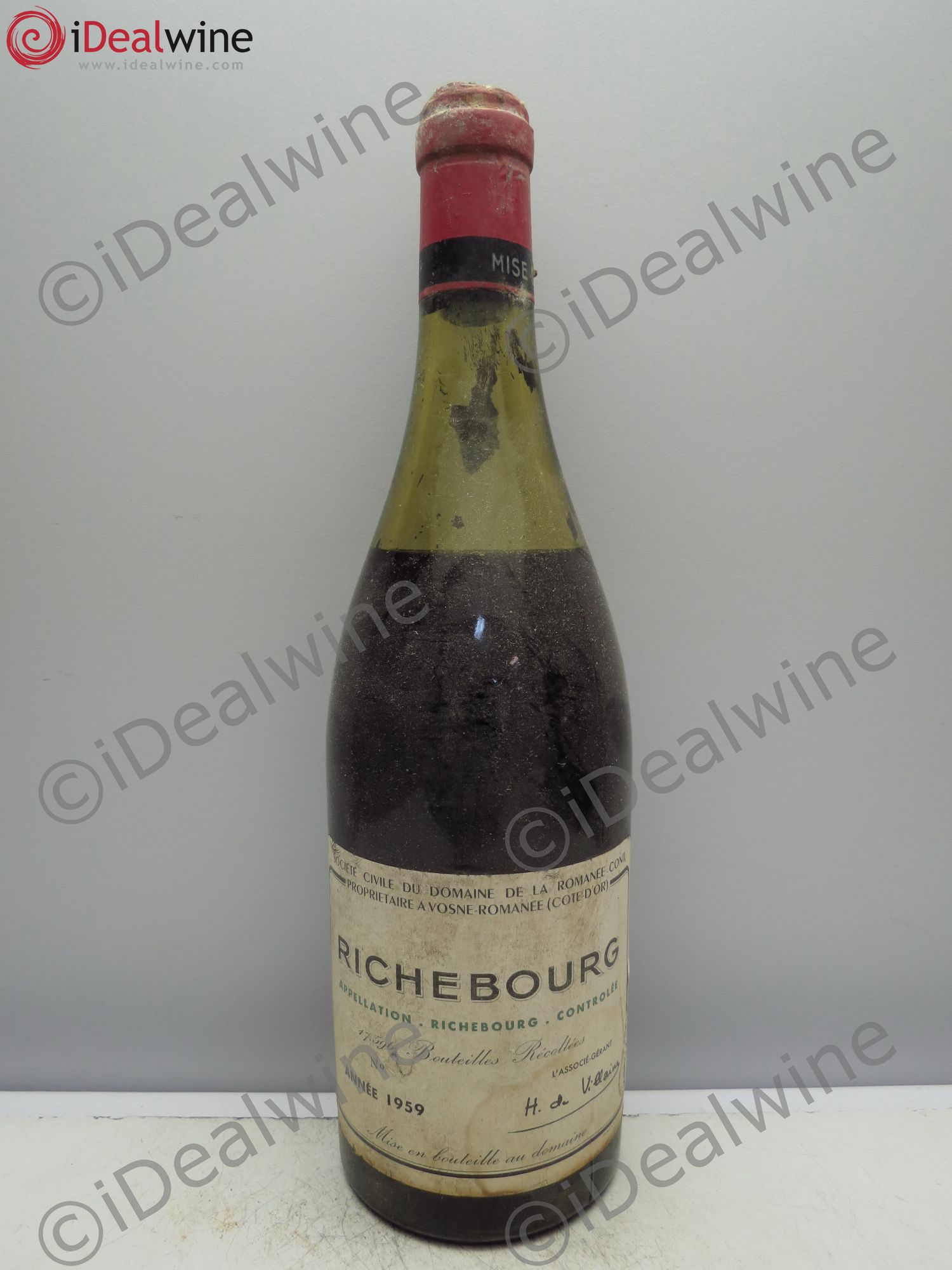 Richebourg Grand Cru Domaine de la Romanée-Conti 1959 - Lot de 1 bouteille - 0