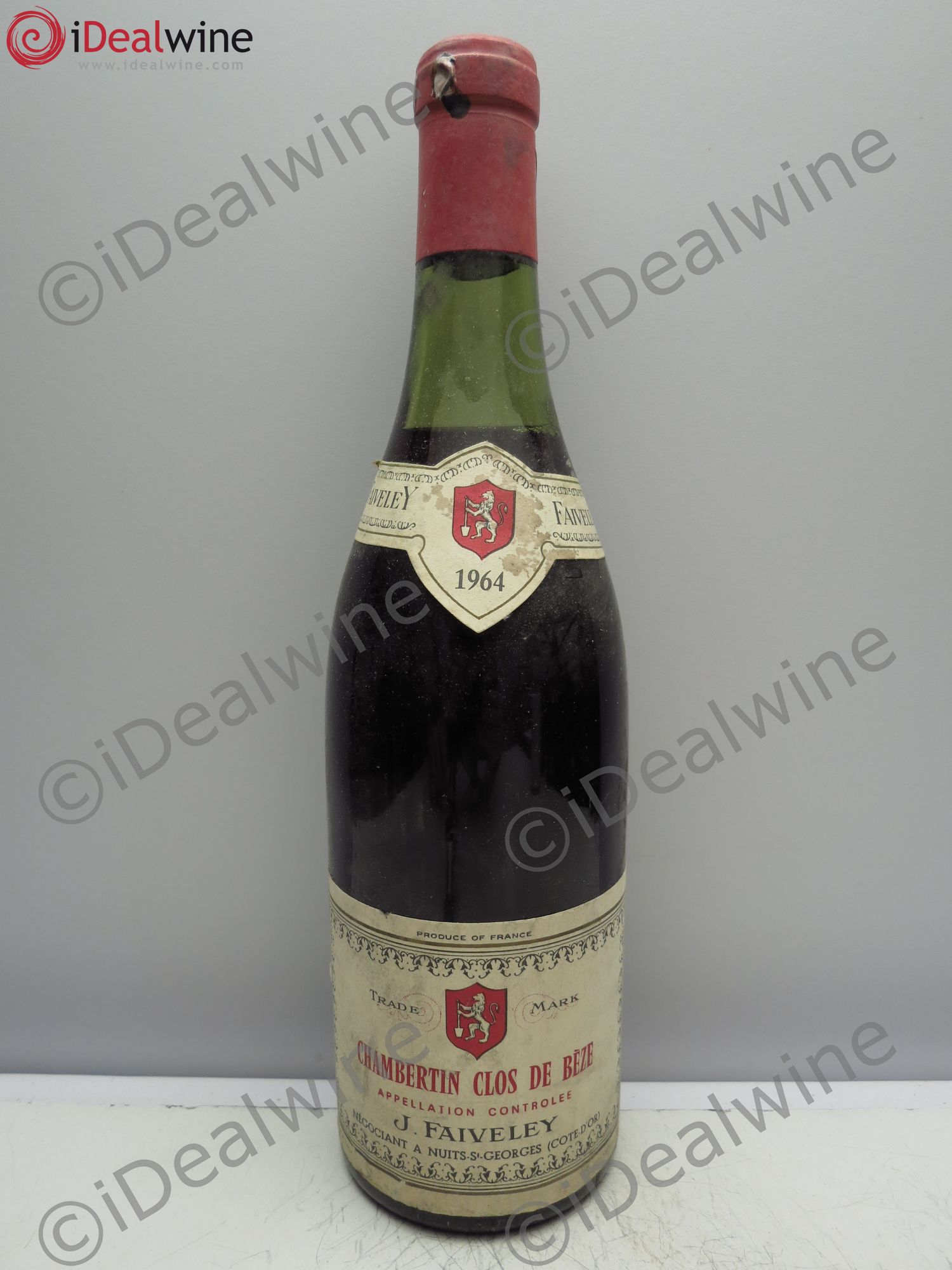 Chambertin Clos de Bèze Grand Cru Faiveley 1964 - Lot de 1 bouteille - 0
