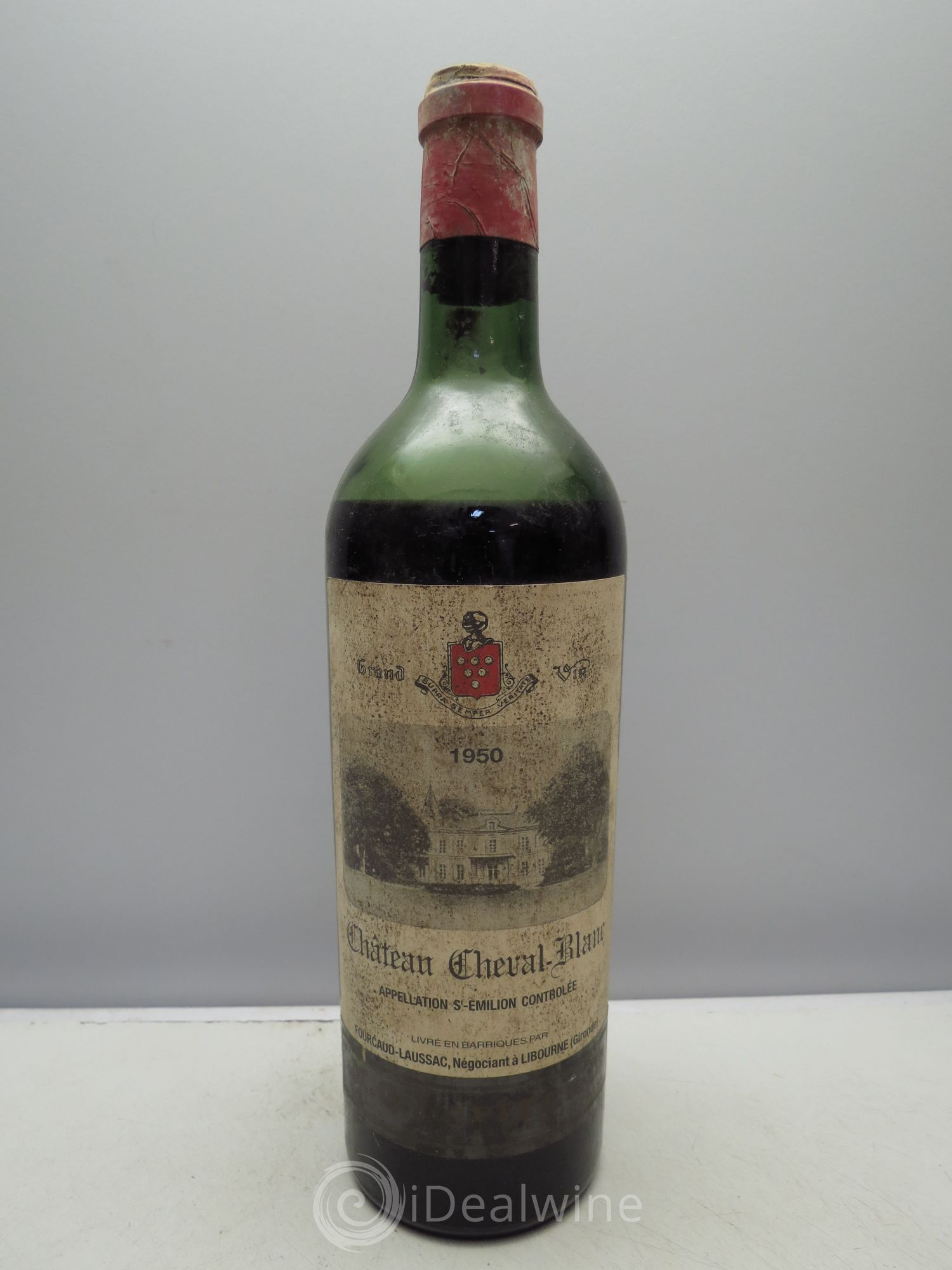 Château Cheval Blanc 1er Grand Cru Classé A Mise Négoce 1950 - Lot de 1 bouteille - 0