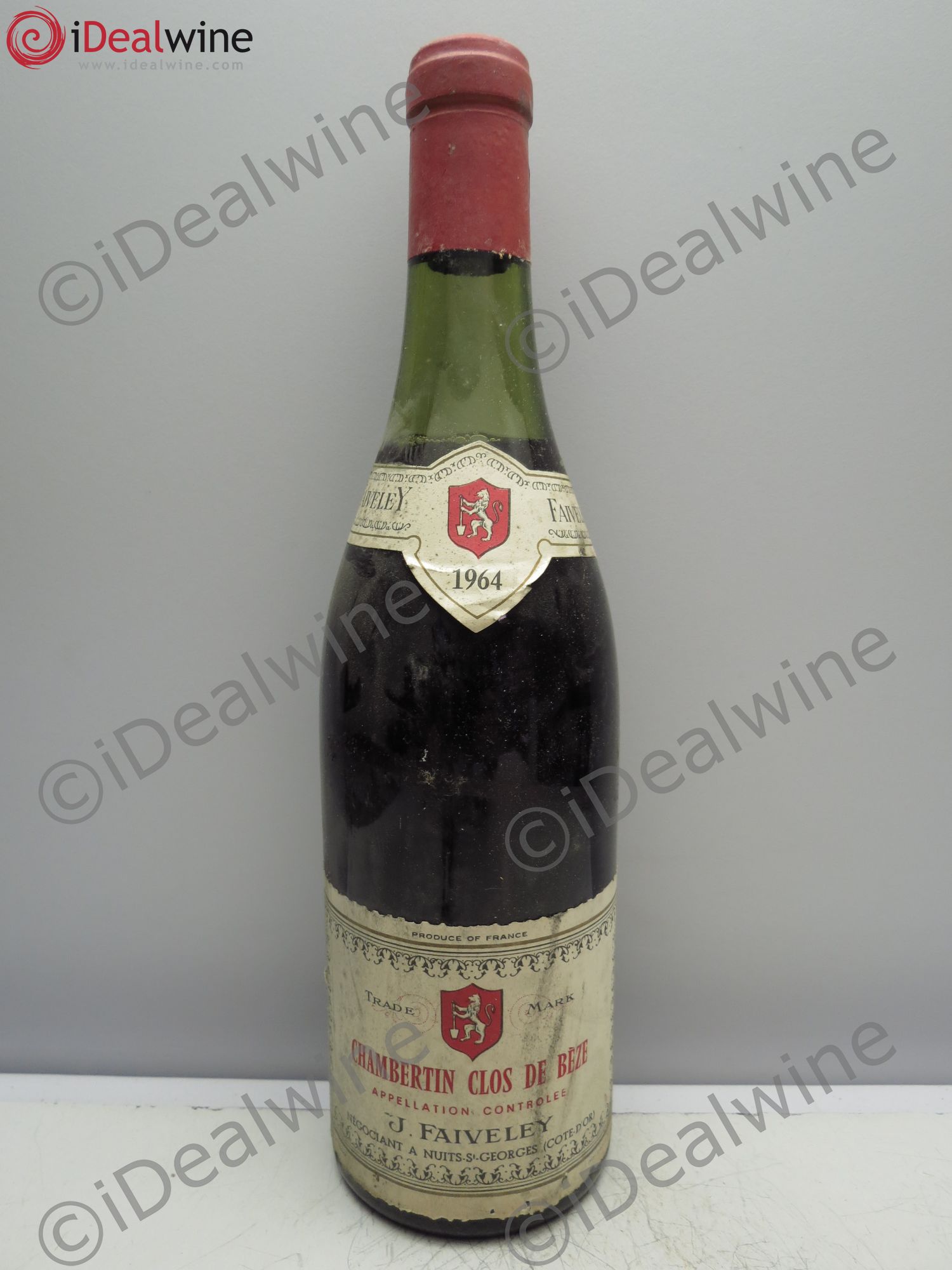 Chambertin Clos de Bèze Grand Cru Faiveley 1964 - Lot de 1 bouteille - 0