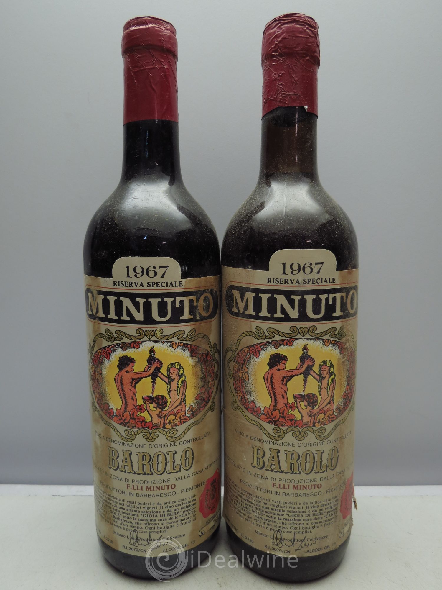 Barolo Minuto Riserva Sepciale 1967 - Lot de 2 bouteilles - 0