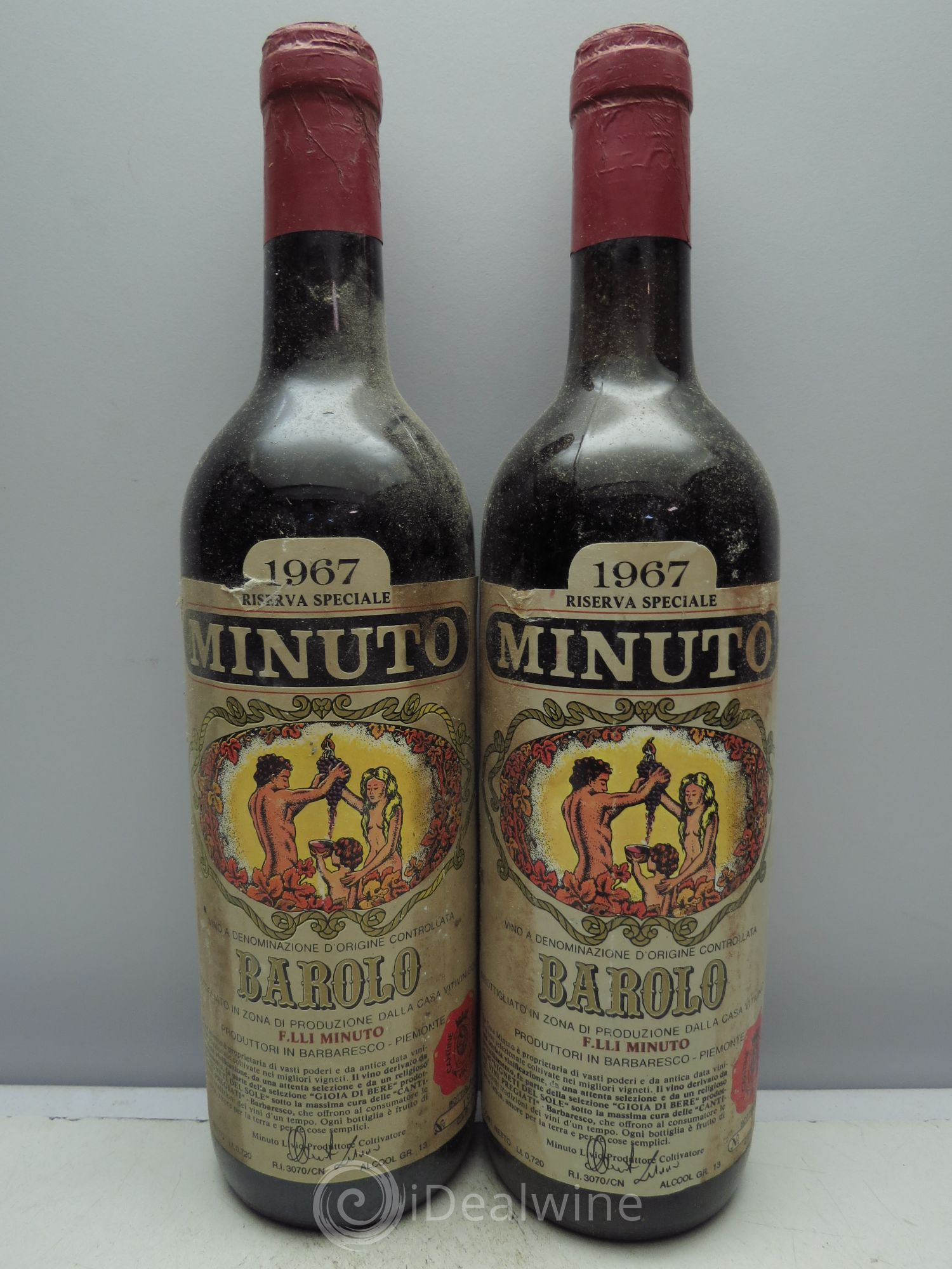 Barolo Minuto Riserva Sepciale 1967 - Lot de 2 bouteilles - 0
